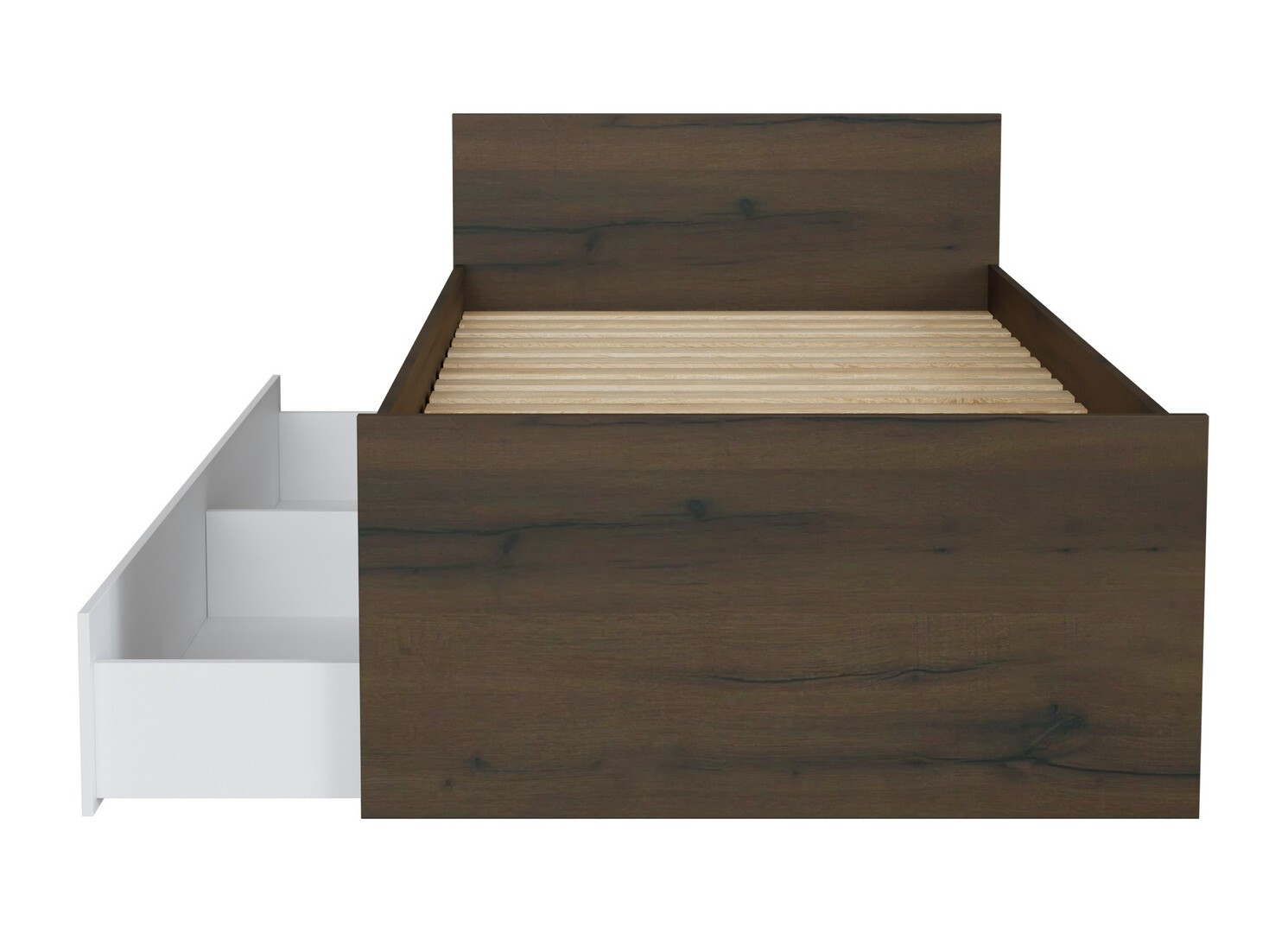 Krevet Novsore 126 (Tamni hrast)