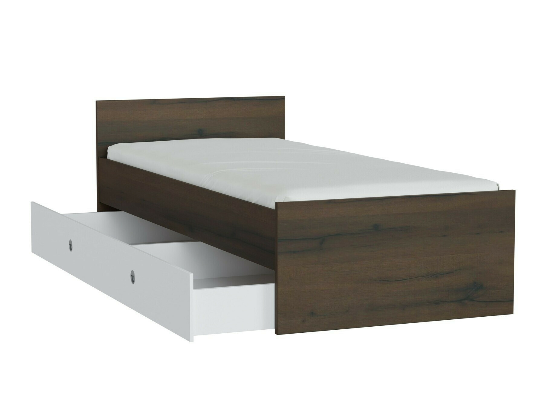 Krevet Novsore 126 (Tamni hrast)