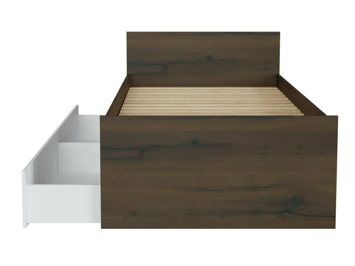 Krevet Novsore 126 (Tamni hrast)