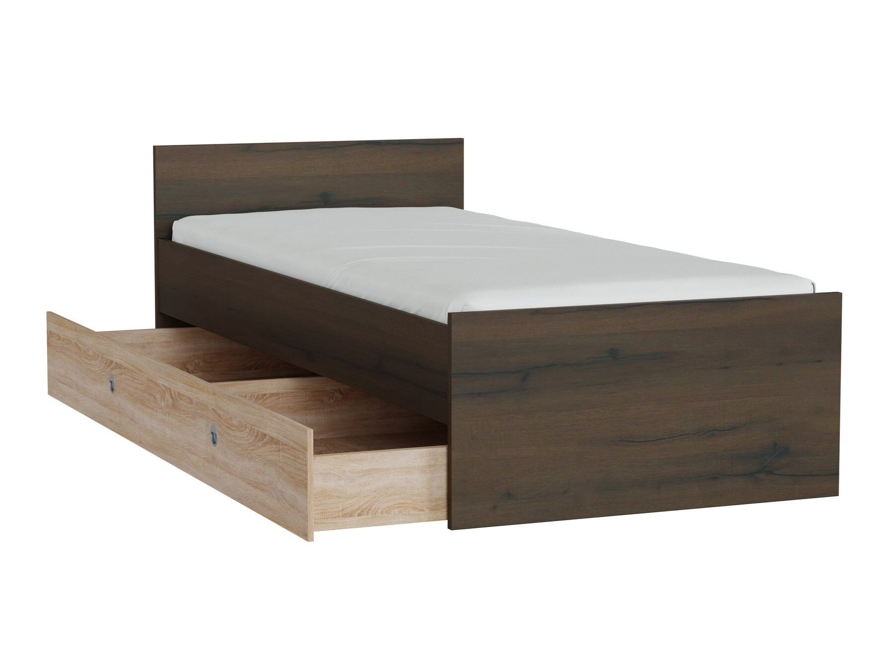 Krevet Novsore 126 (Tamni hrast)