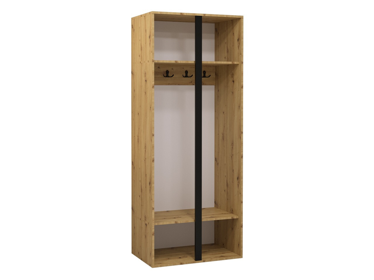 Ormar Pinis (Artisan hrast + Crno)