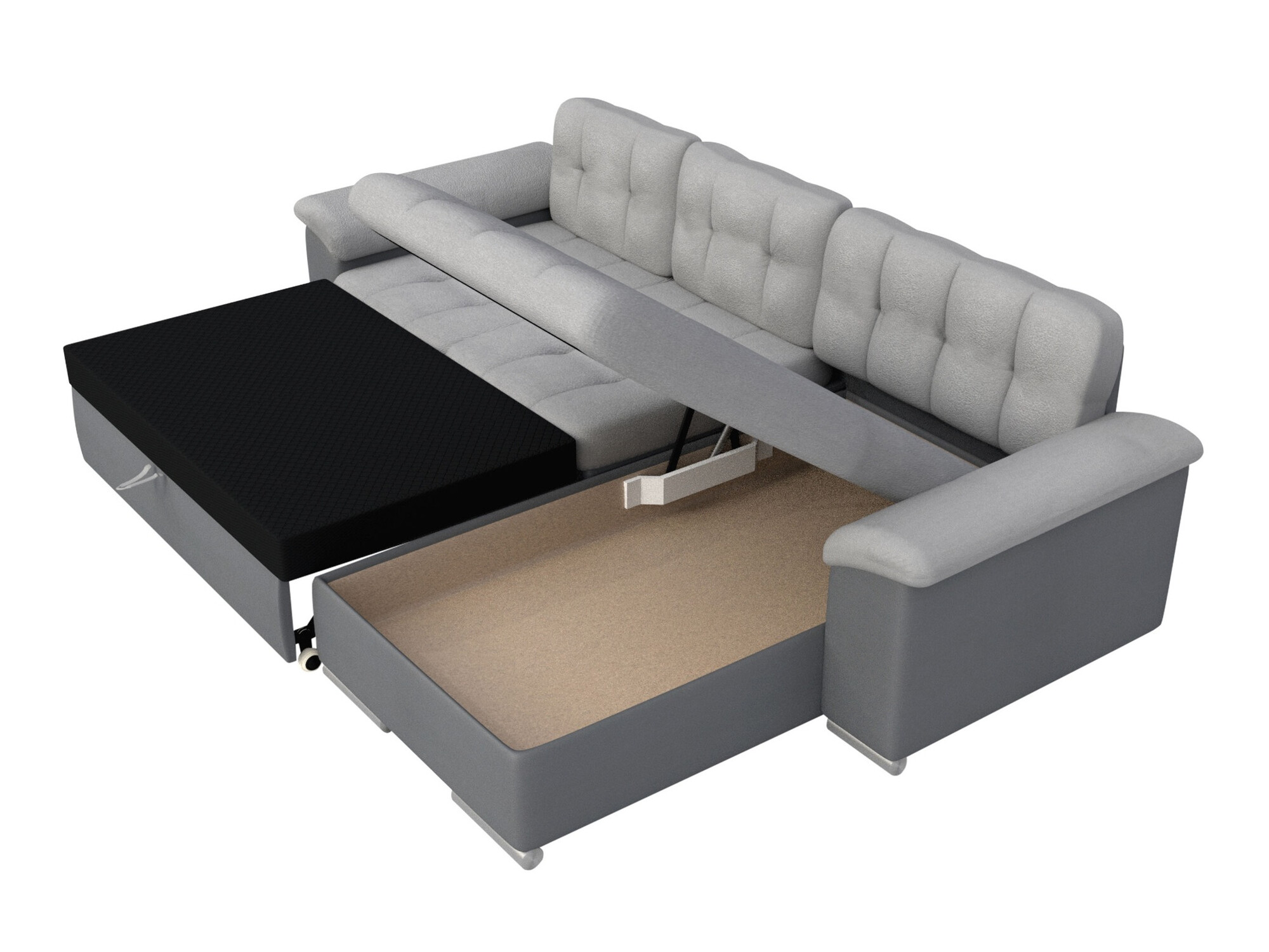 Ugaona sofa Comfivo 107 (Coral 65)