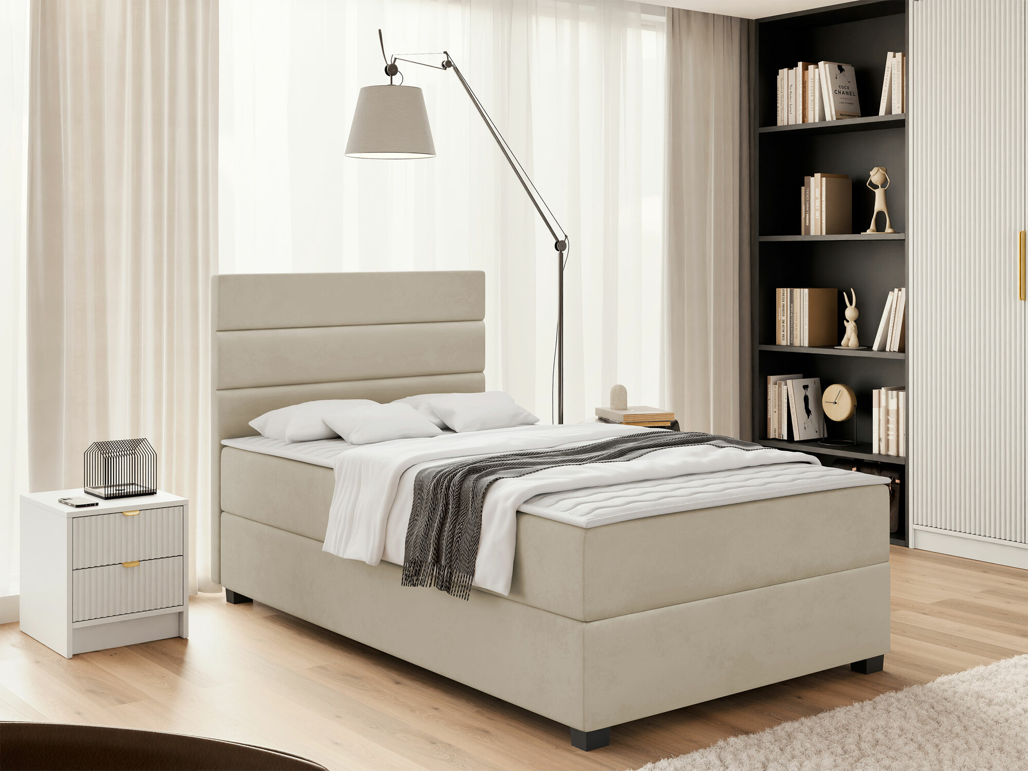 Boxspring krevet Sanford 104 (Manila 02)