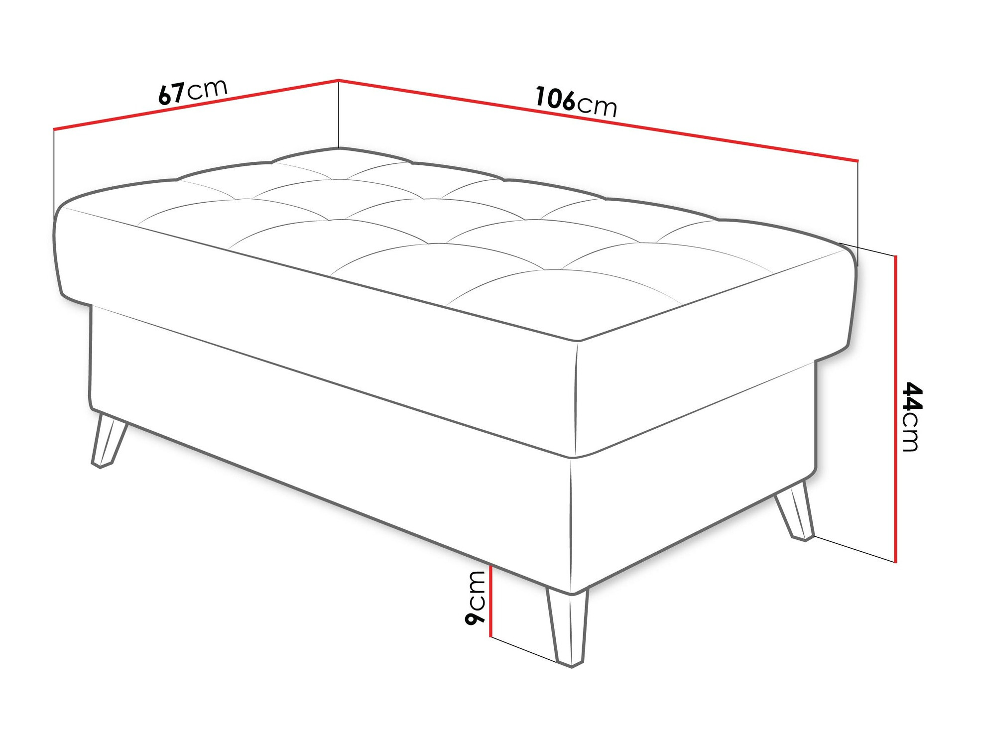 Tapacirana klupa Comfivo 236 (Clara 215.02)