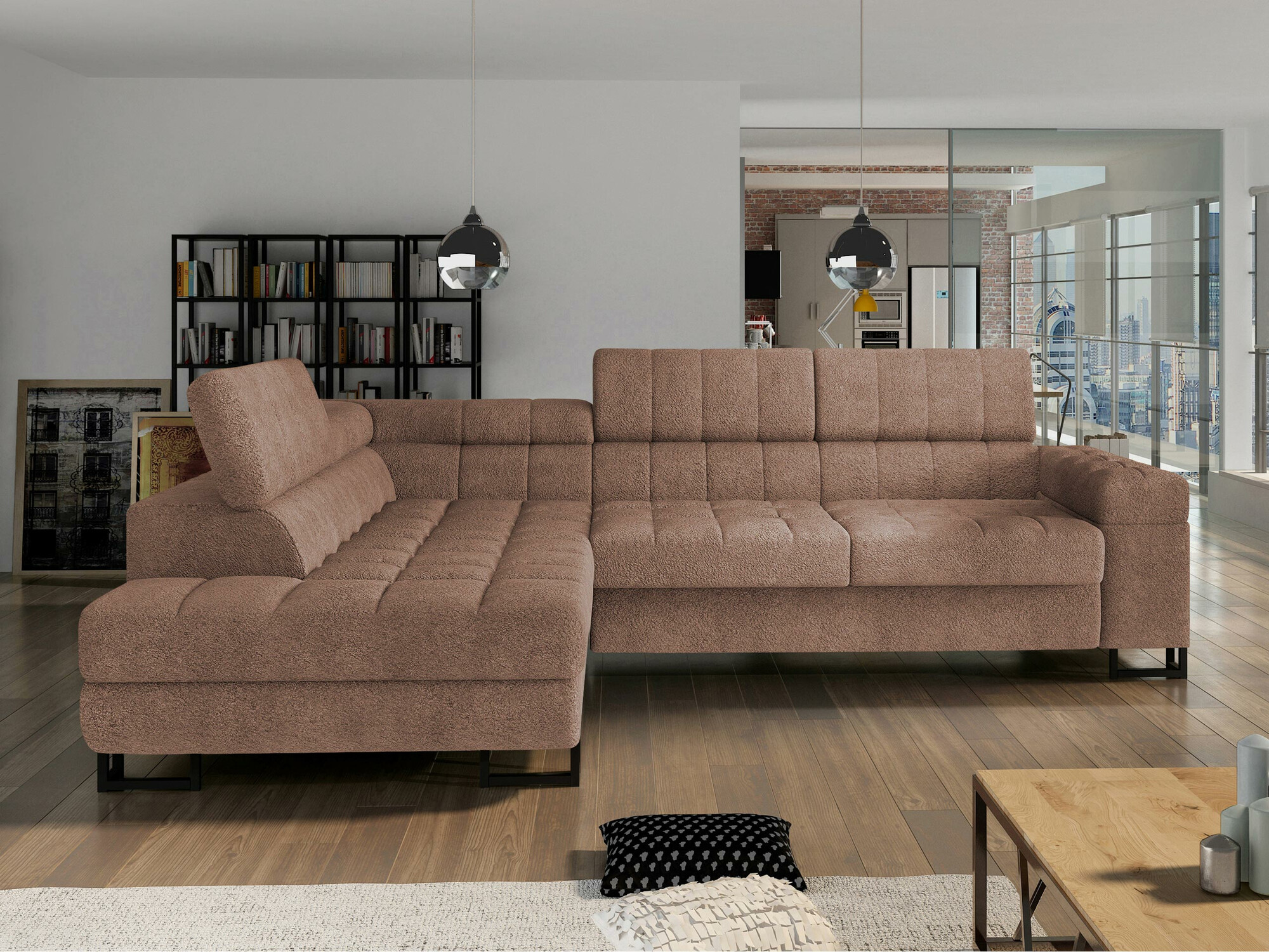 Ugaona sofa Comfivo 232 (Coral 45)