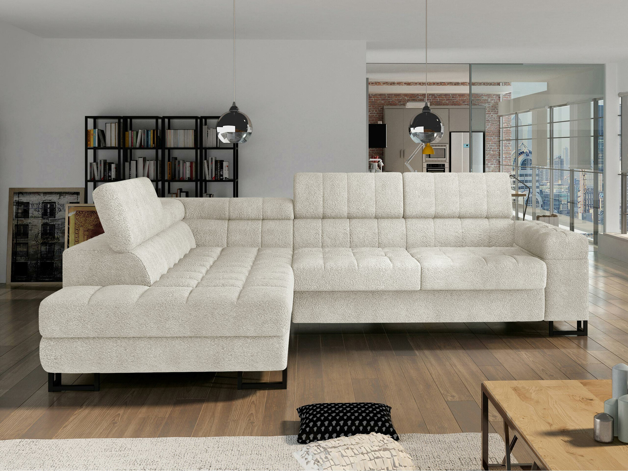 Ugaona sofa Comfivo 232 (Coral 65)
