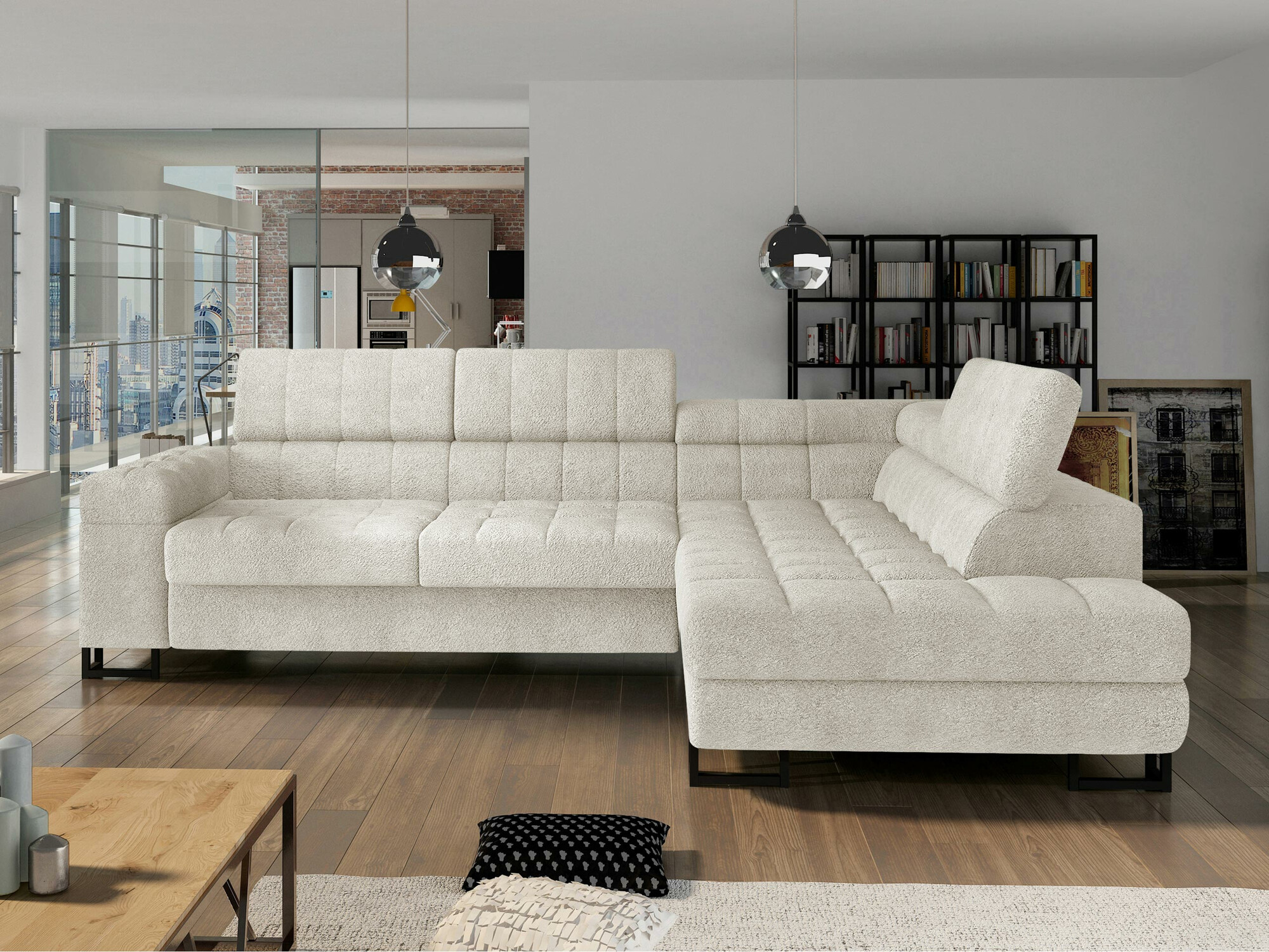 Ugaona sofa Comfivo 232 (Coral 65)
