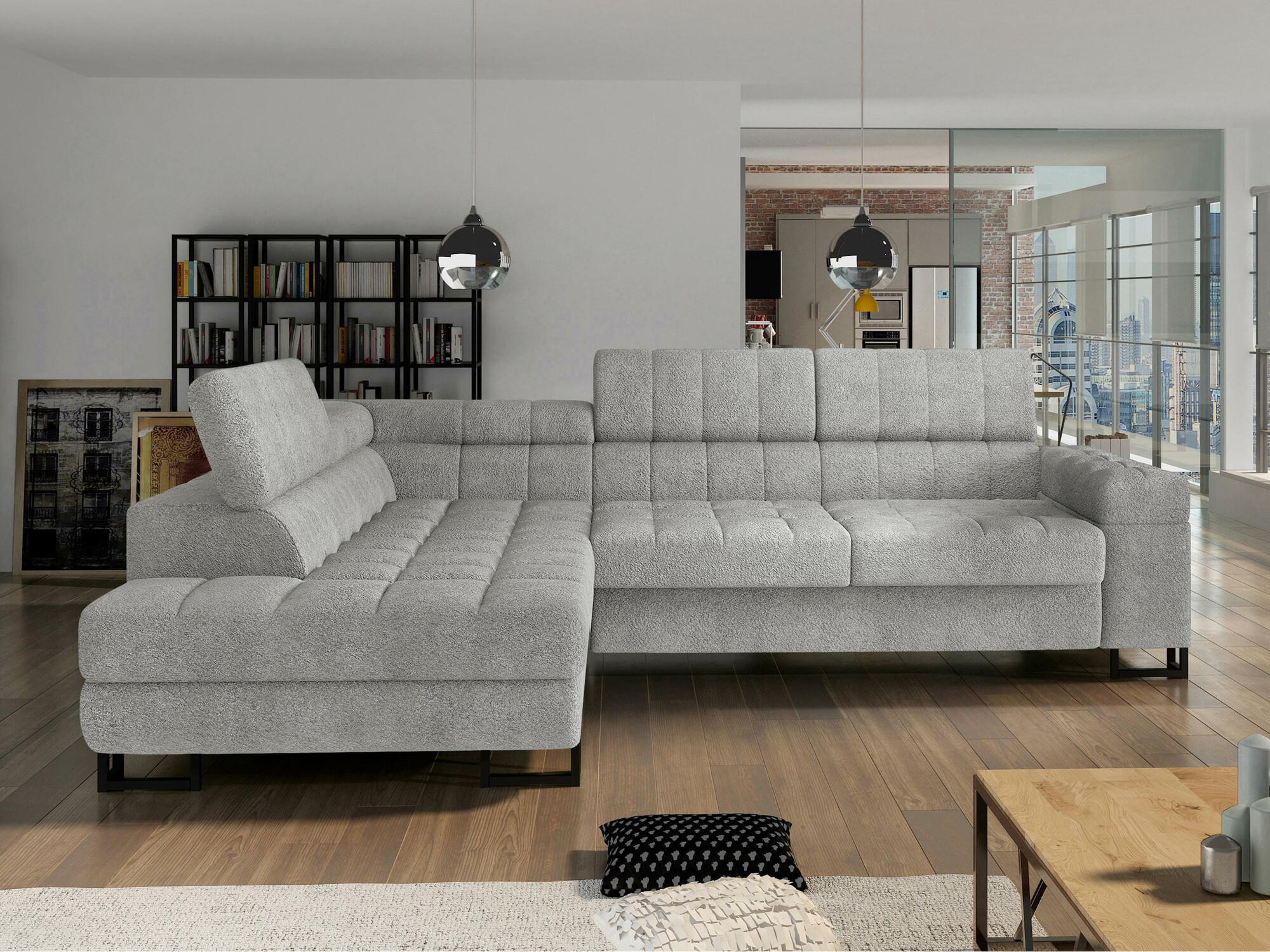 Ugaona sofa Comfivo 232 (Coral 75)