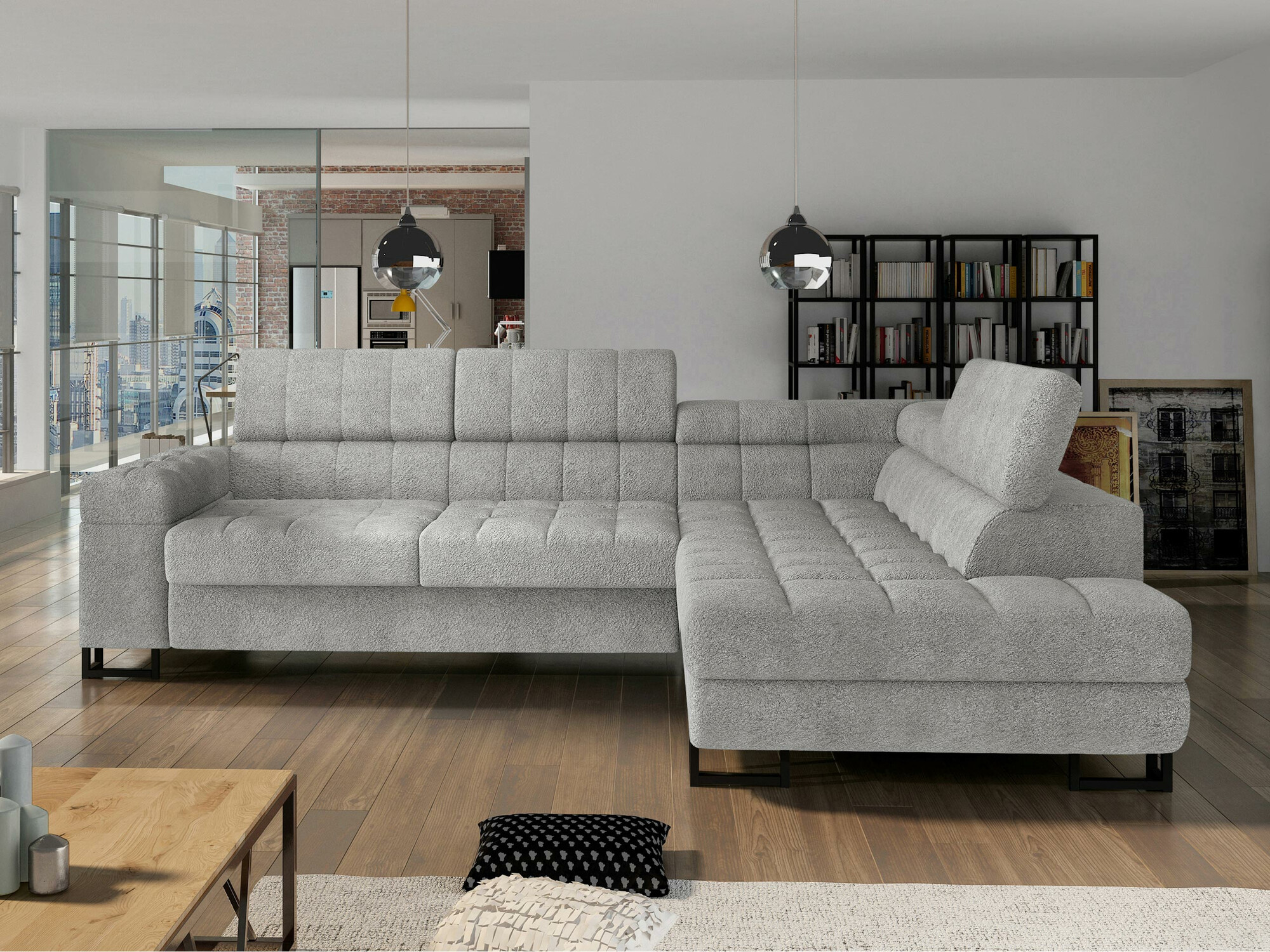 Ugaona sofa Comfivo 232 (Coral 75)