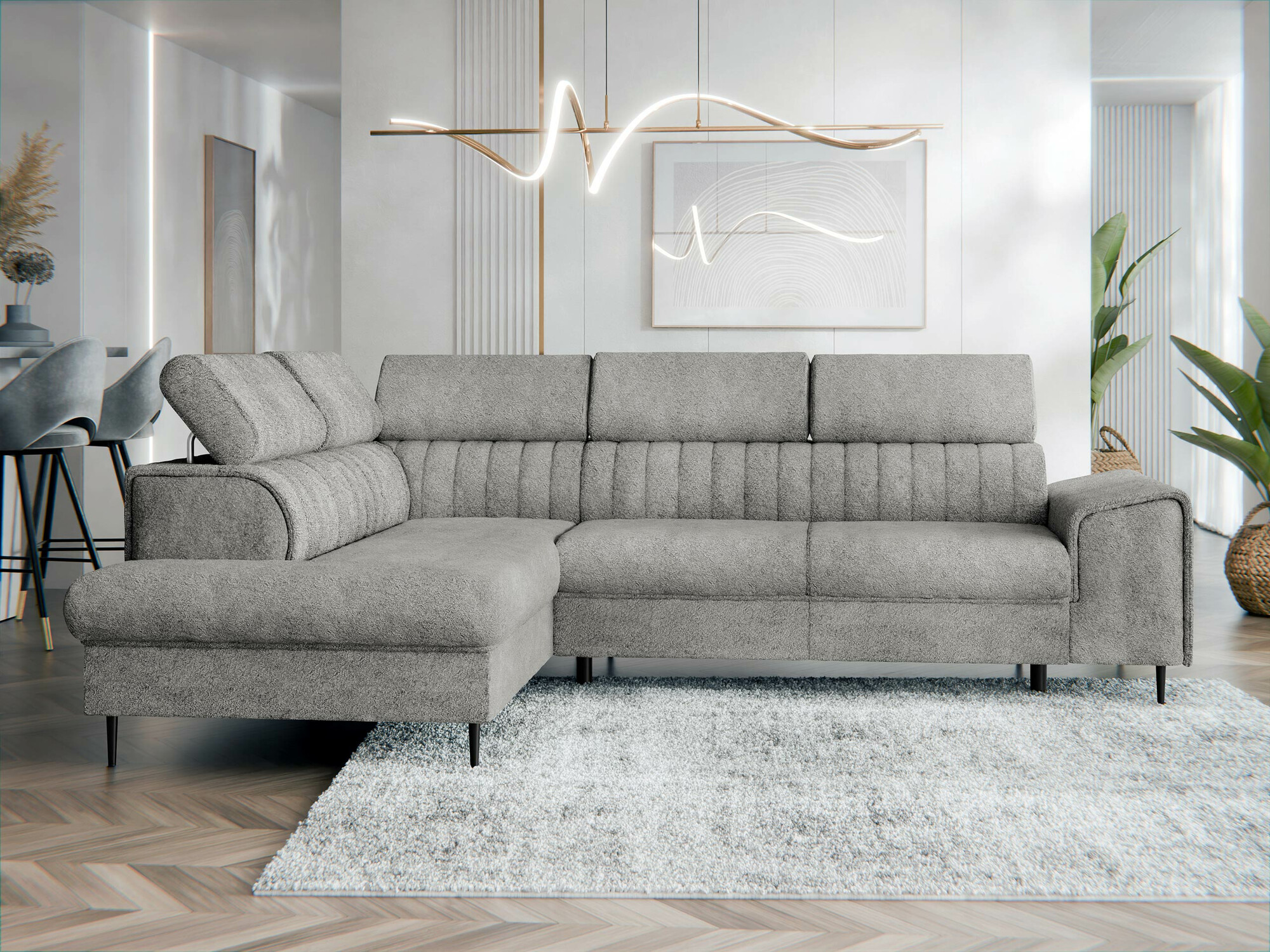 Ugaona sofa Comfivo 446 (Coral 75)