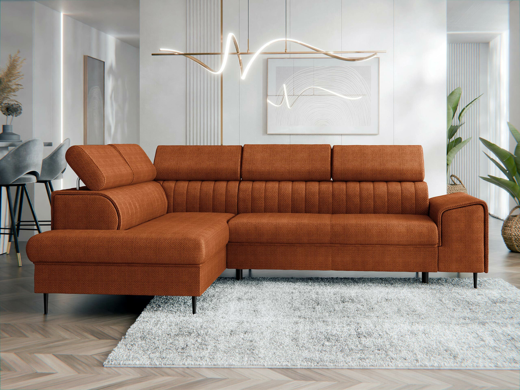 Ugaona sofa Comfivo 446 (Flow 09)