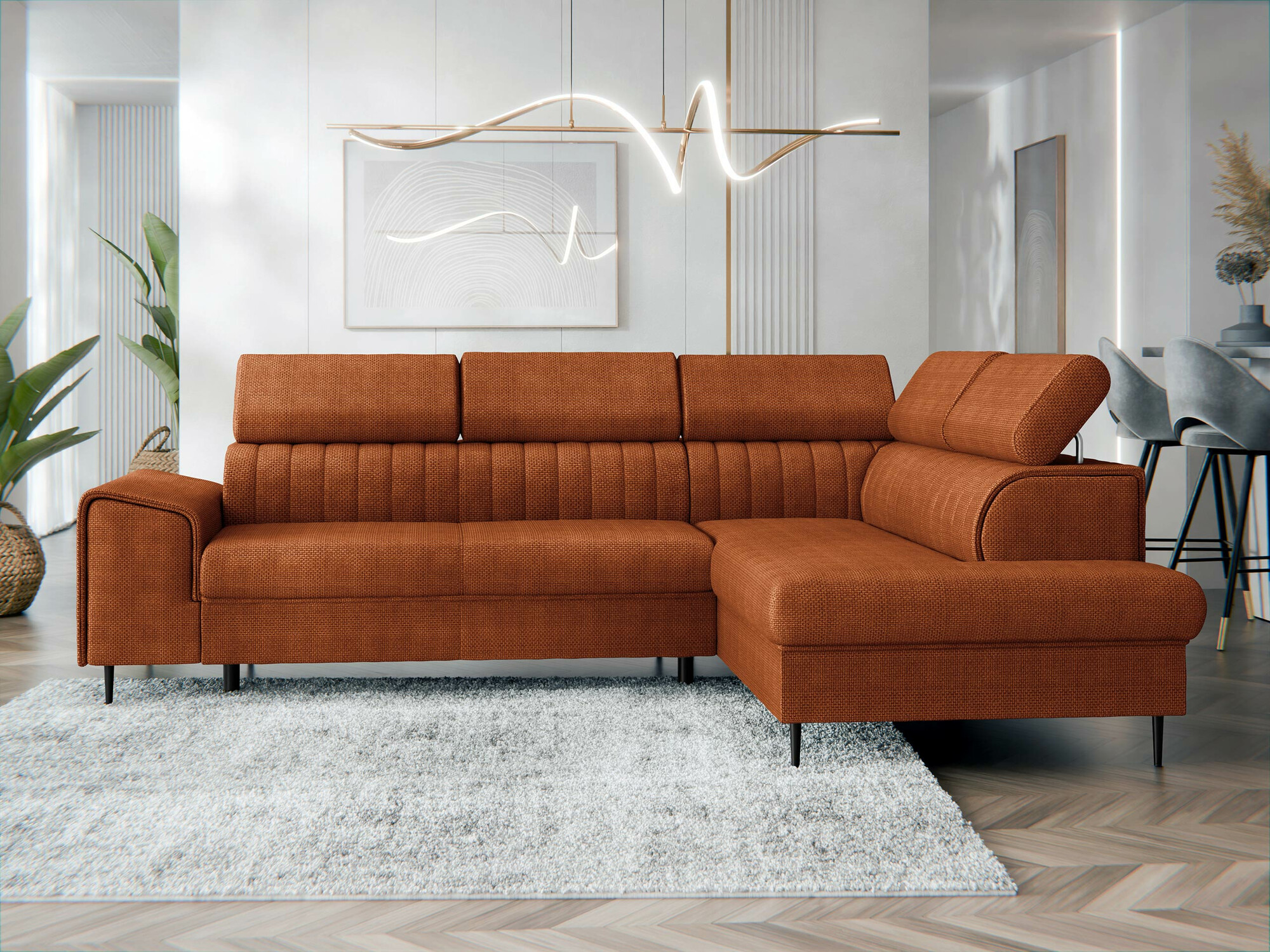 Ugaona sofa Comfivo 446 (Flow 09)
