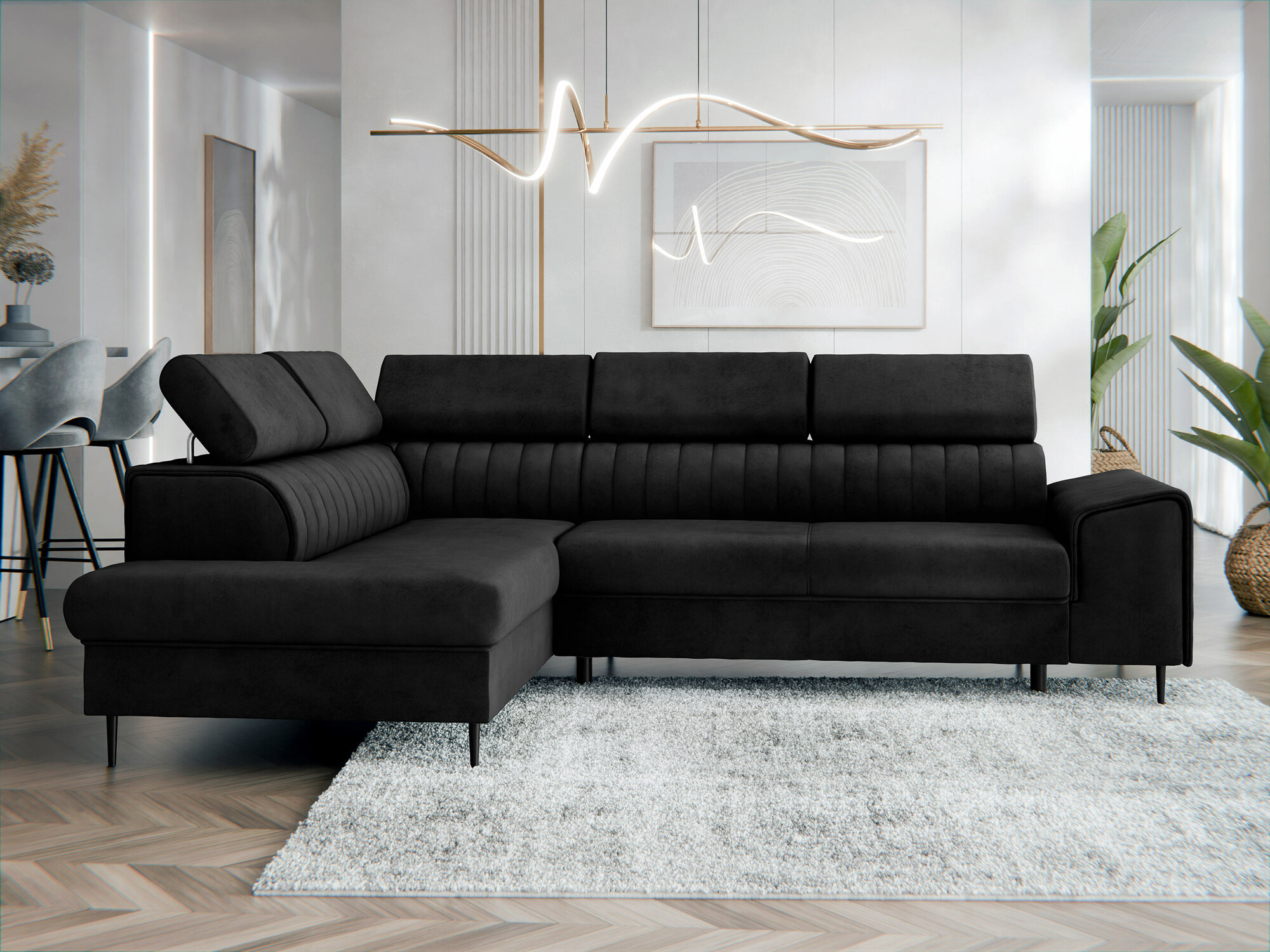 Ugaona sofa Comfivo 446 (Magic Velvet 2219)