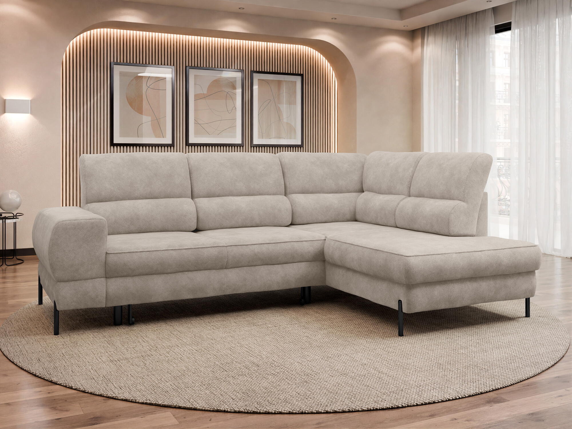 Ugaona sofa Sanford 105 (Velo 623)