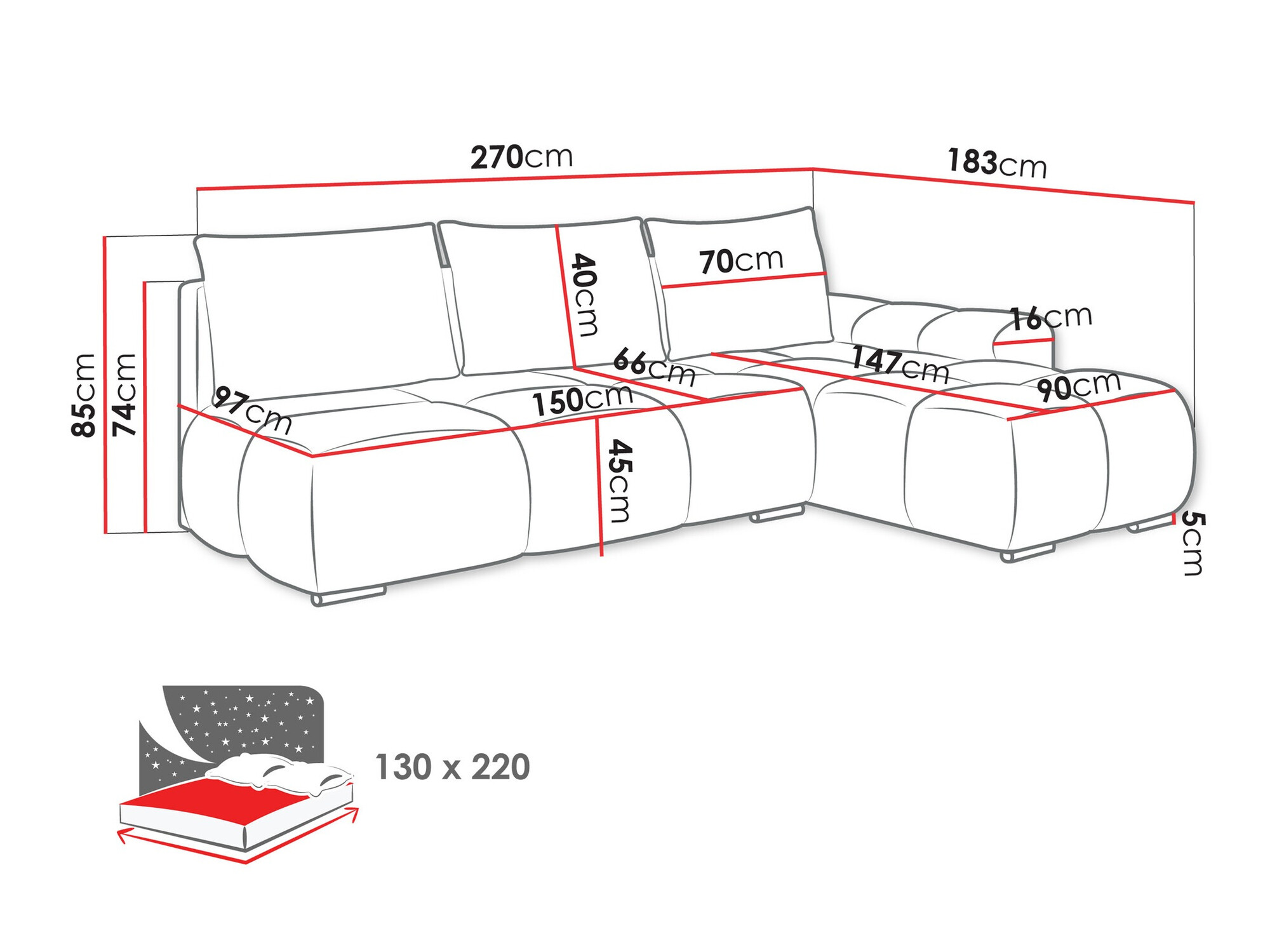 Ugaona garnitura Camden 106 (Velo 627)