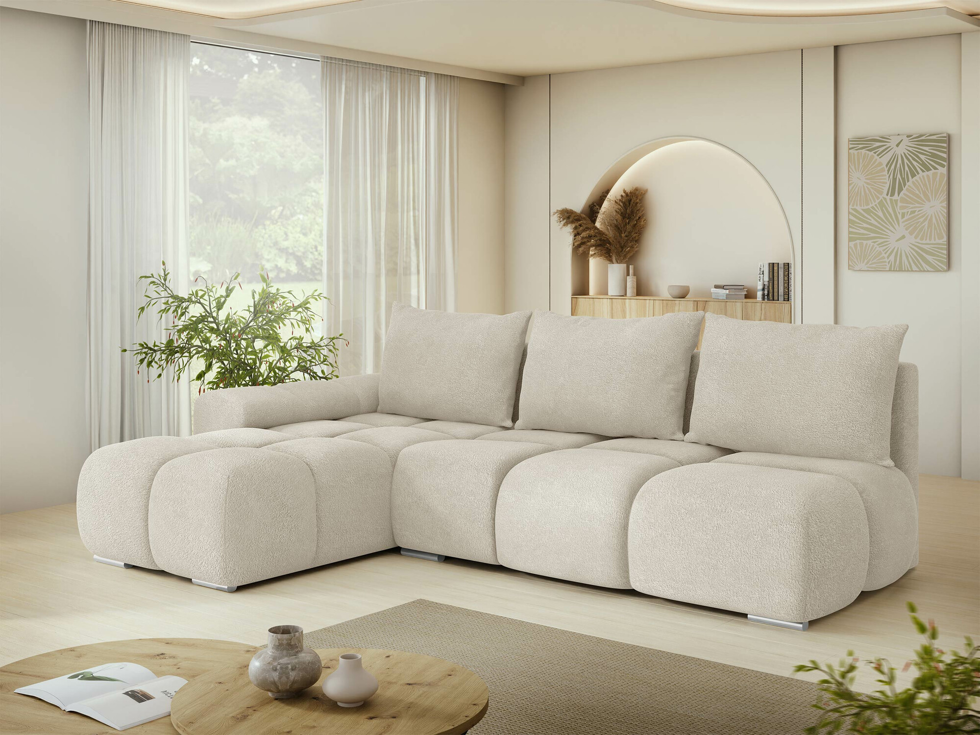 Ugaona sofa Camden 106 (Velo 621)