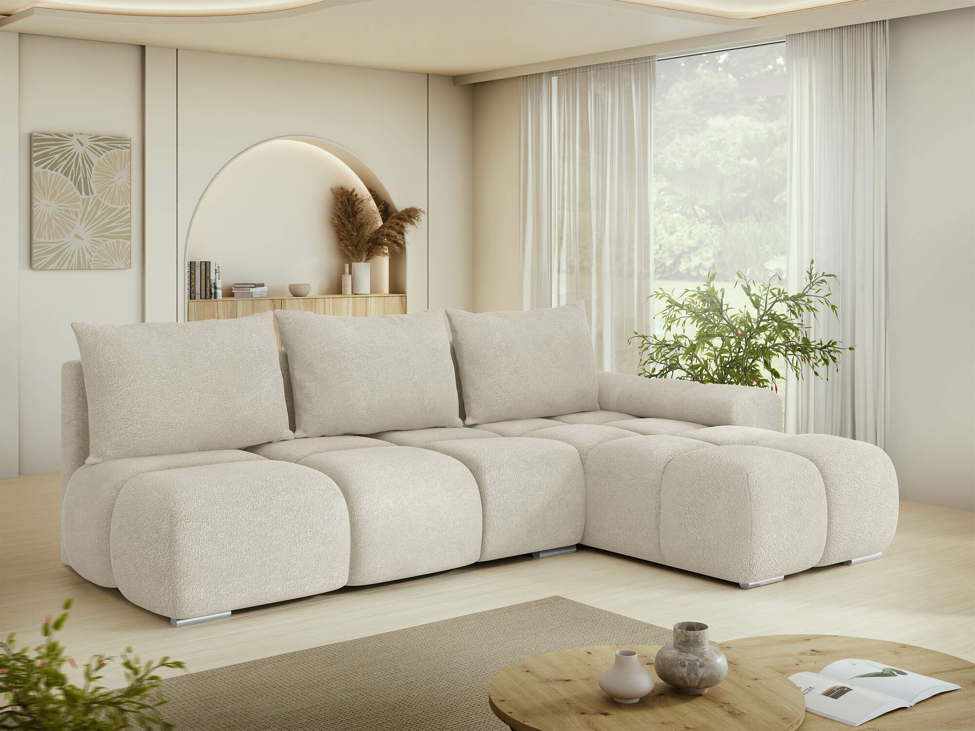 Ugaona sofa Camden 106 (Velo 621)