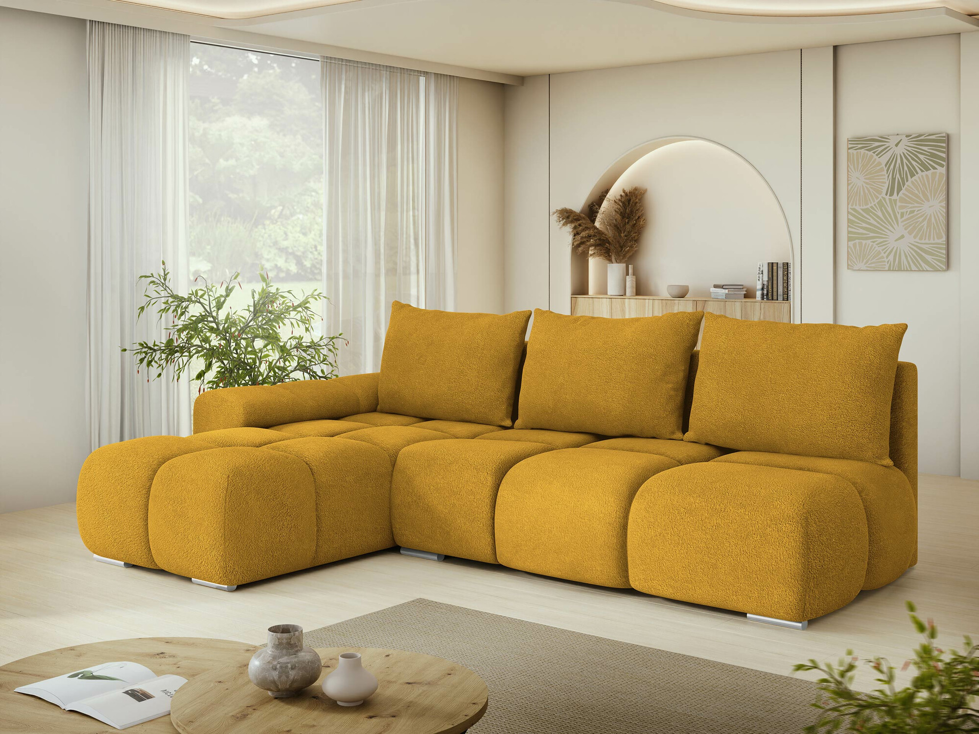Ugaona sofa Camden 106 (Velo 626)