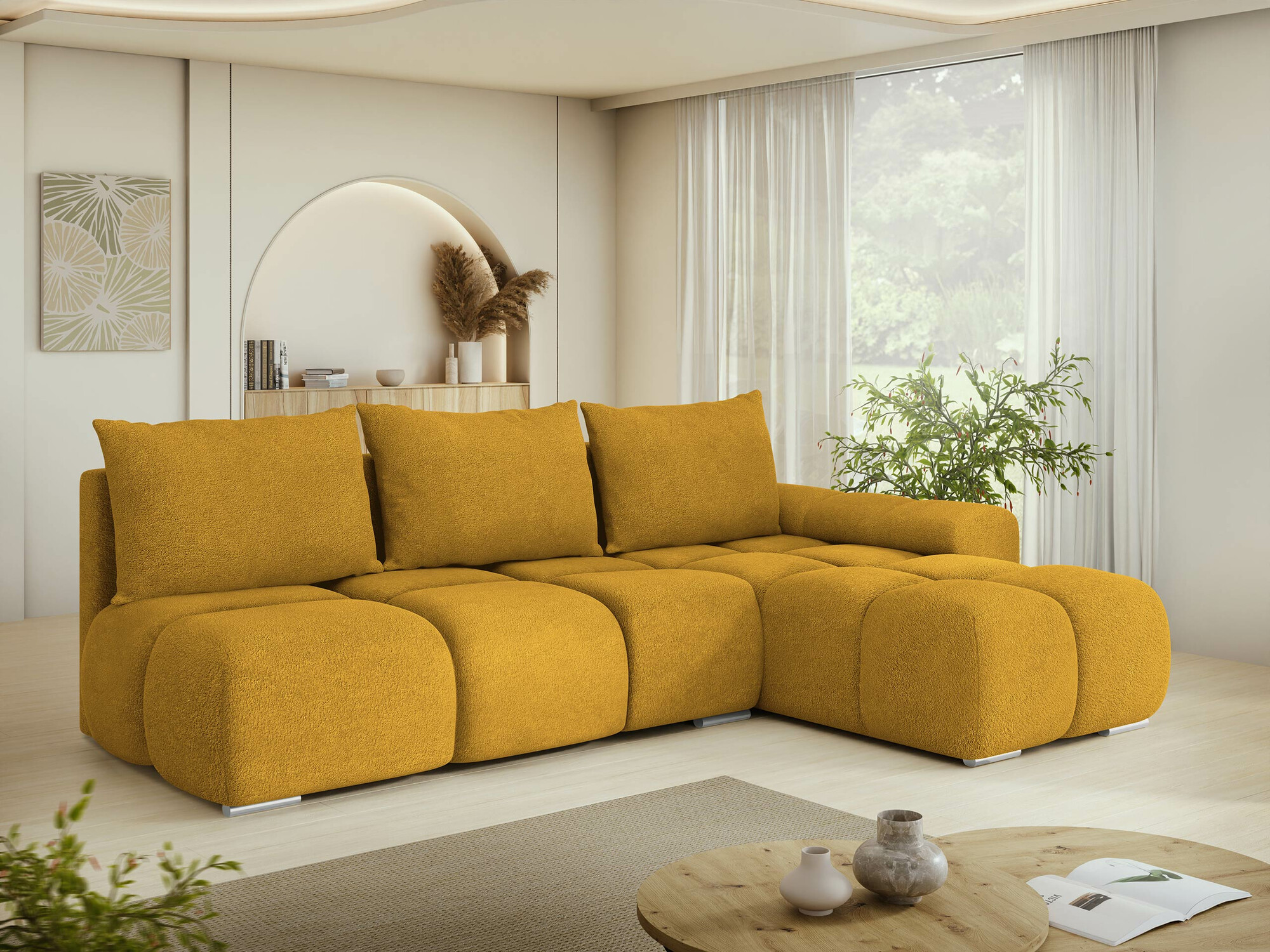 Ugaona sofa Camden 106 (Velo 626)