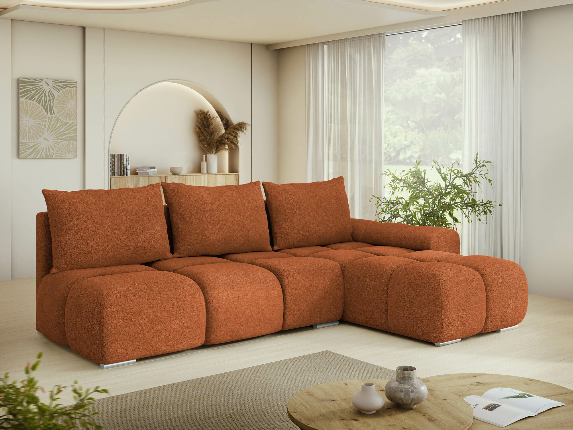 Ugaona sofa Camden 106 (Velo 627)
