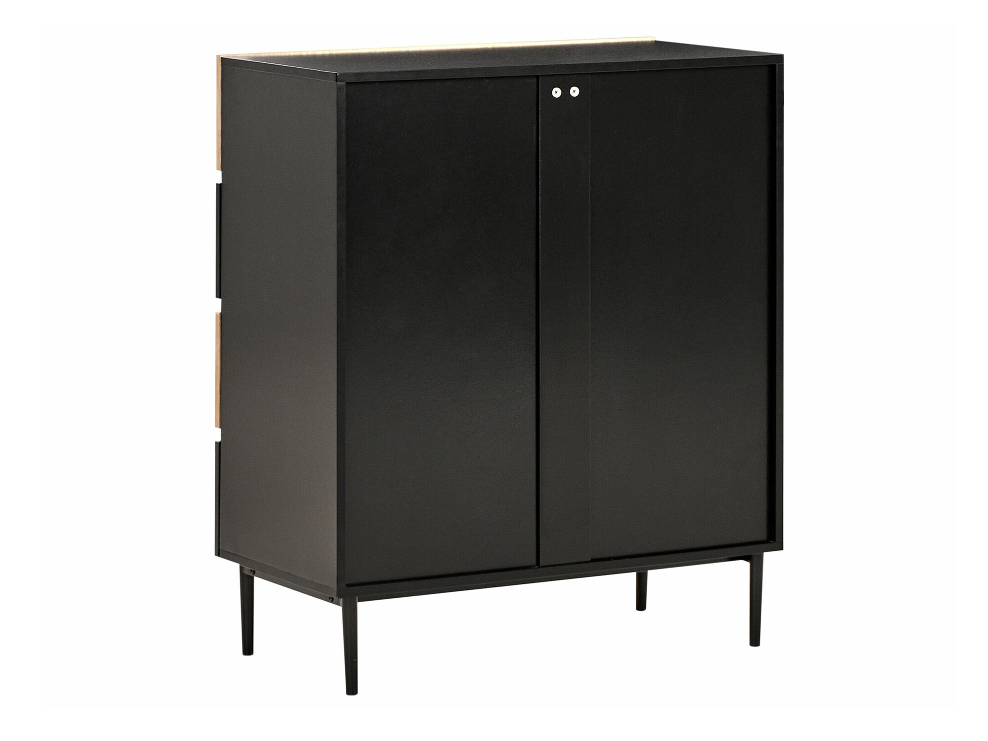 Komoda Floalu 102 (Crno + Smeđa)