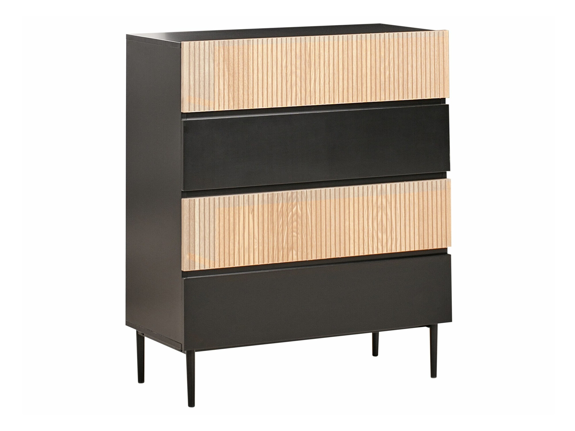 Komoda Floalu 102 (Crno + Smeđa)