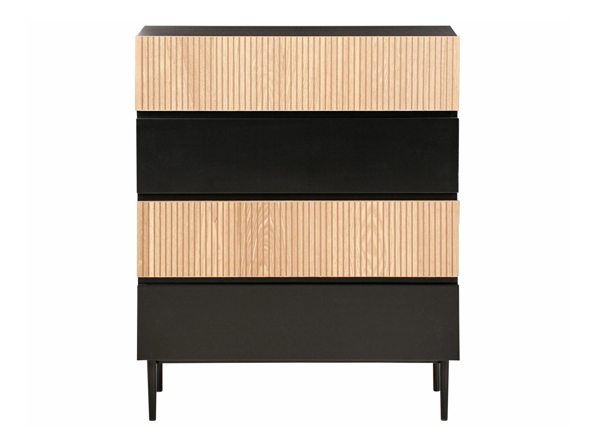 Komoda Floalu 102 (Crno + Smeđa)