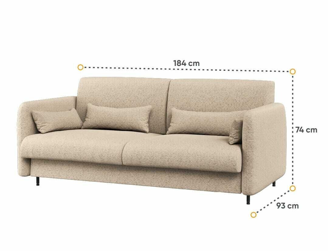 Set nameštaja Concept Pro Lenart Levfere 139 (Sjajno belo + Belo + Plava)