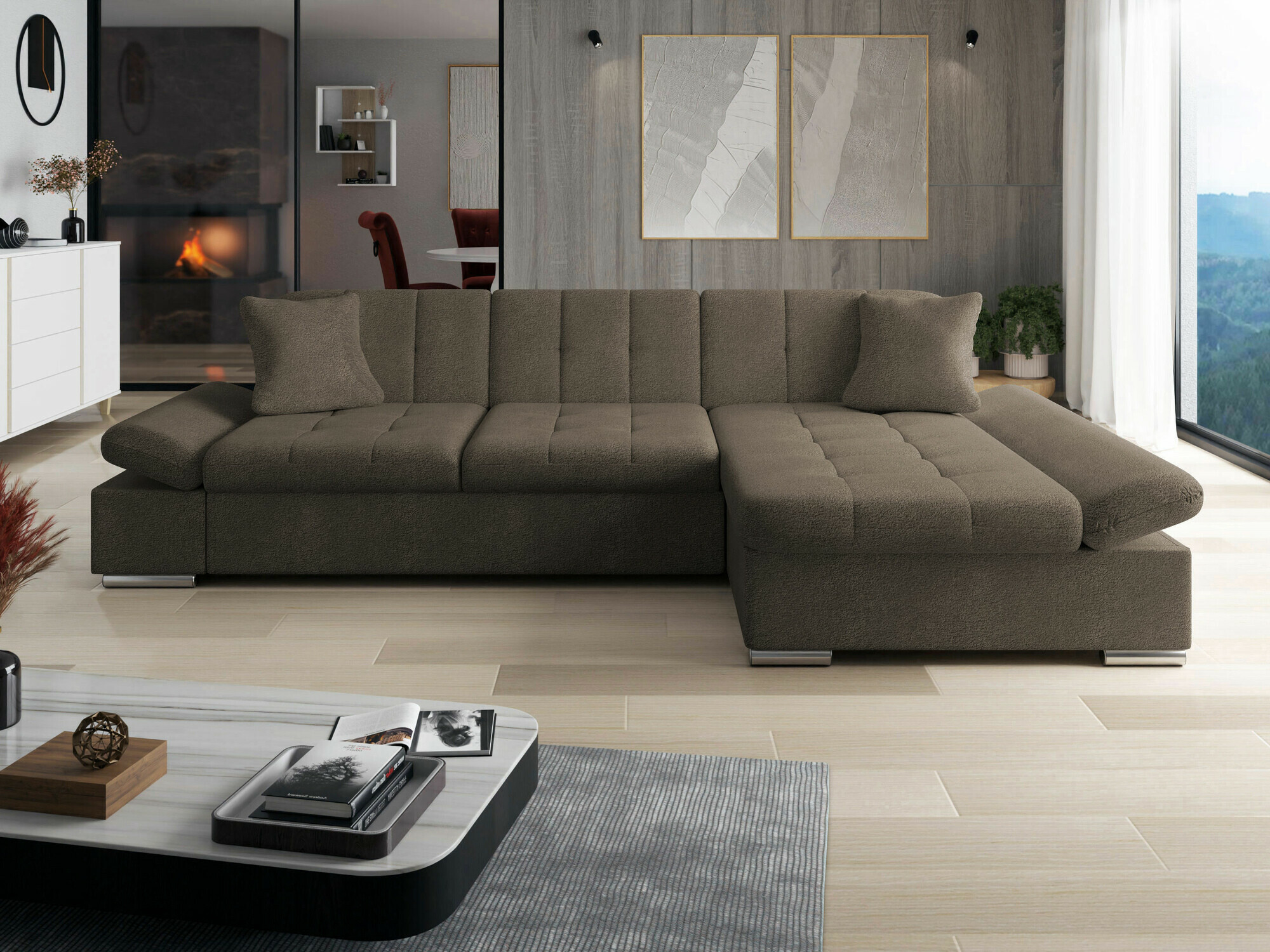 Ugaona sofa Comfivo 219 (Velo 625)