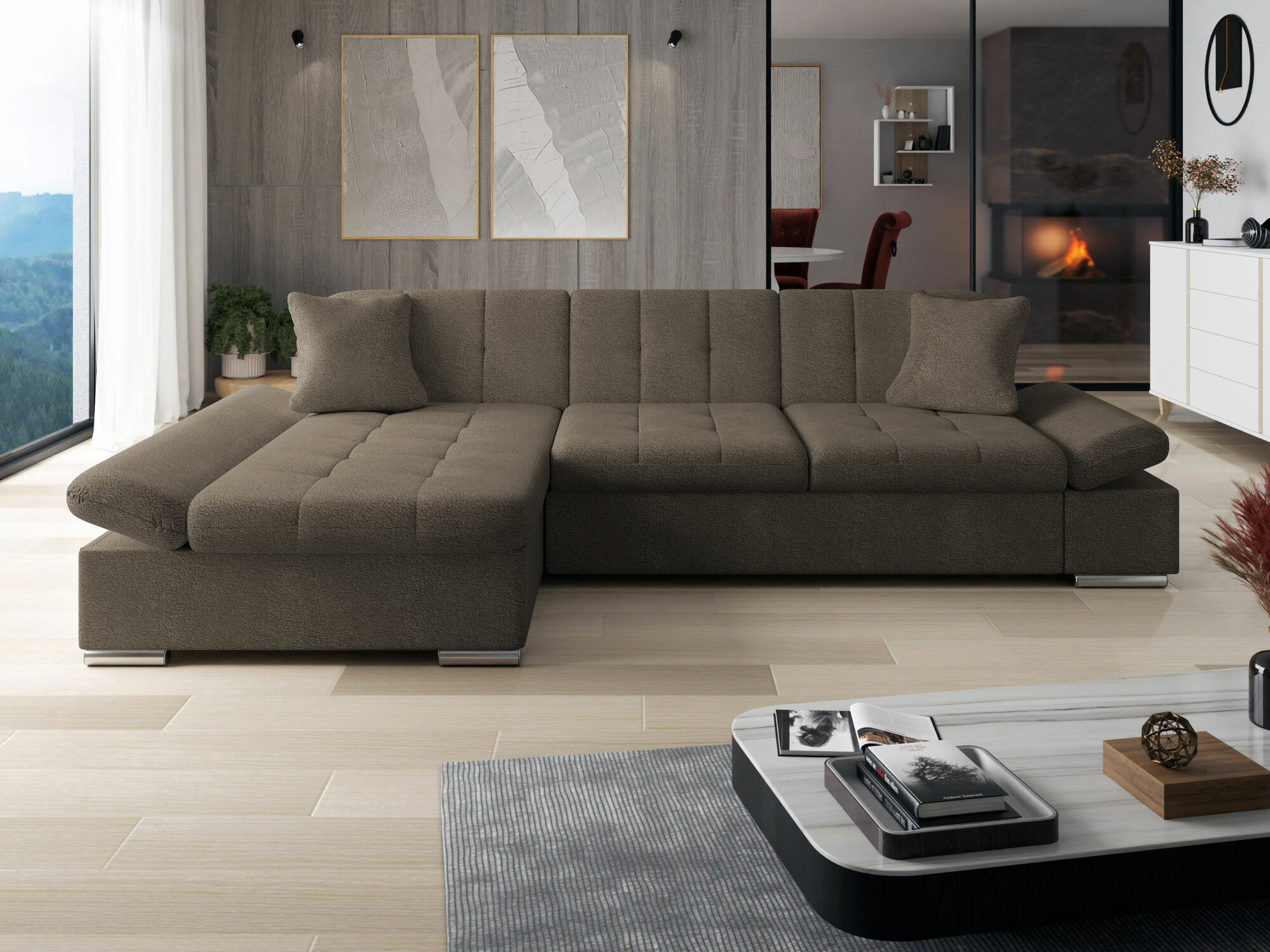 Ugaona sofa Comfivo 219 (Velo 625)