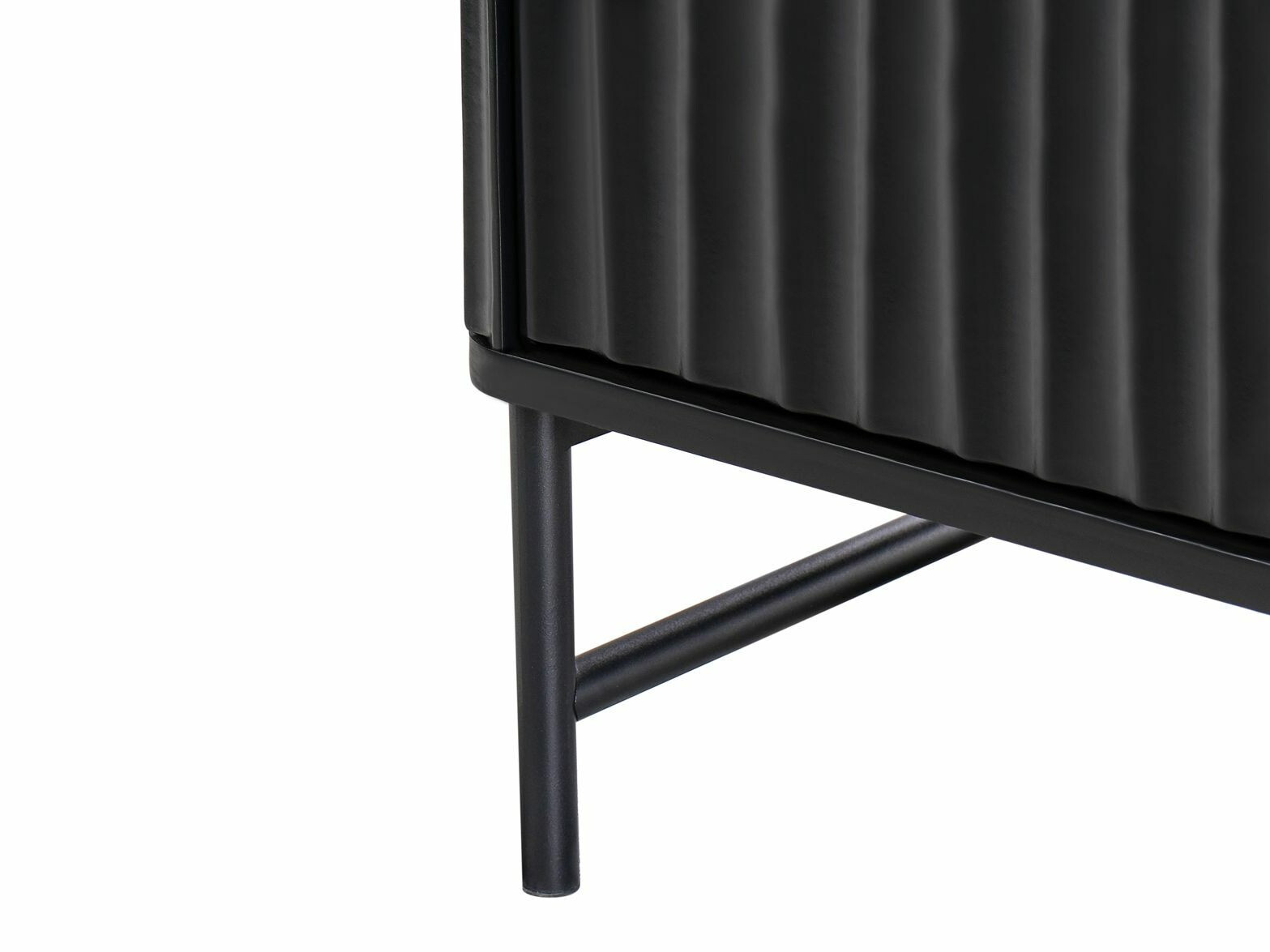 Komoda Berwyn 2576 (Crno + Beli mermer)