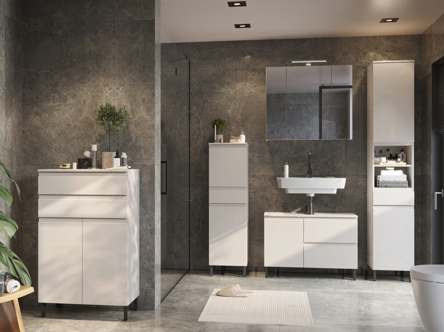 Samostojeći kupatilski ormarić Talmira 100 (Kašmir)