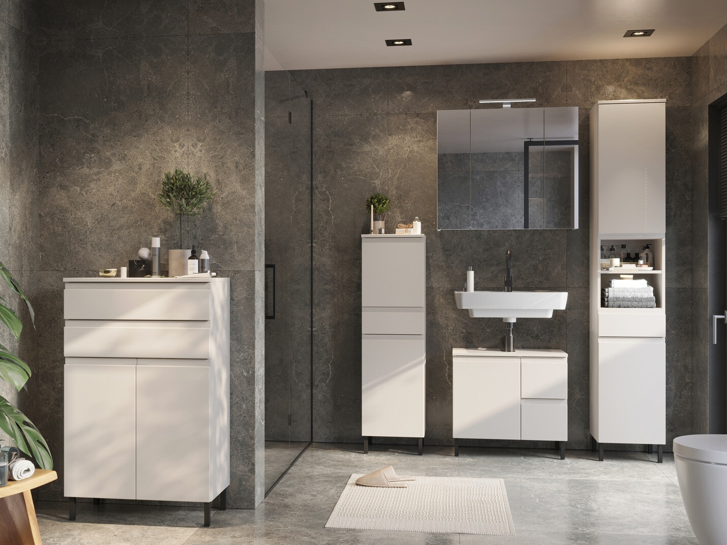 Samostojeći ormarić sa umivaonikom Talmira 103 (Kašmir)