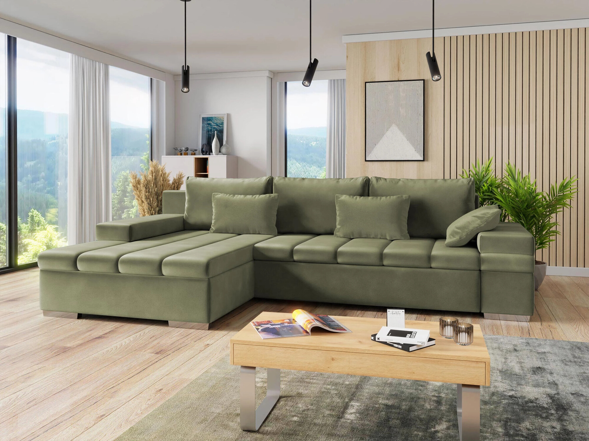 Ugaona sofa Comfivo 113 (Magic Velvet 2243)