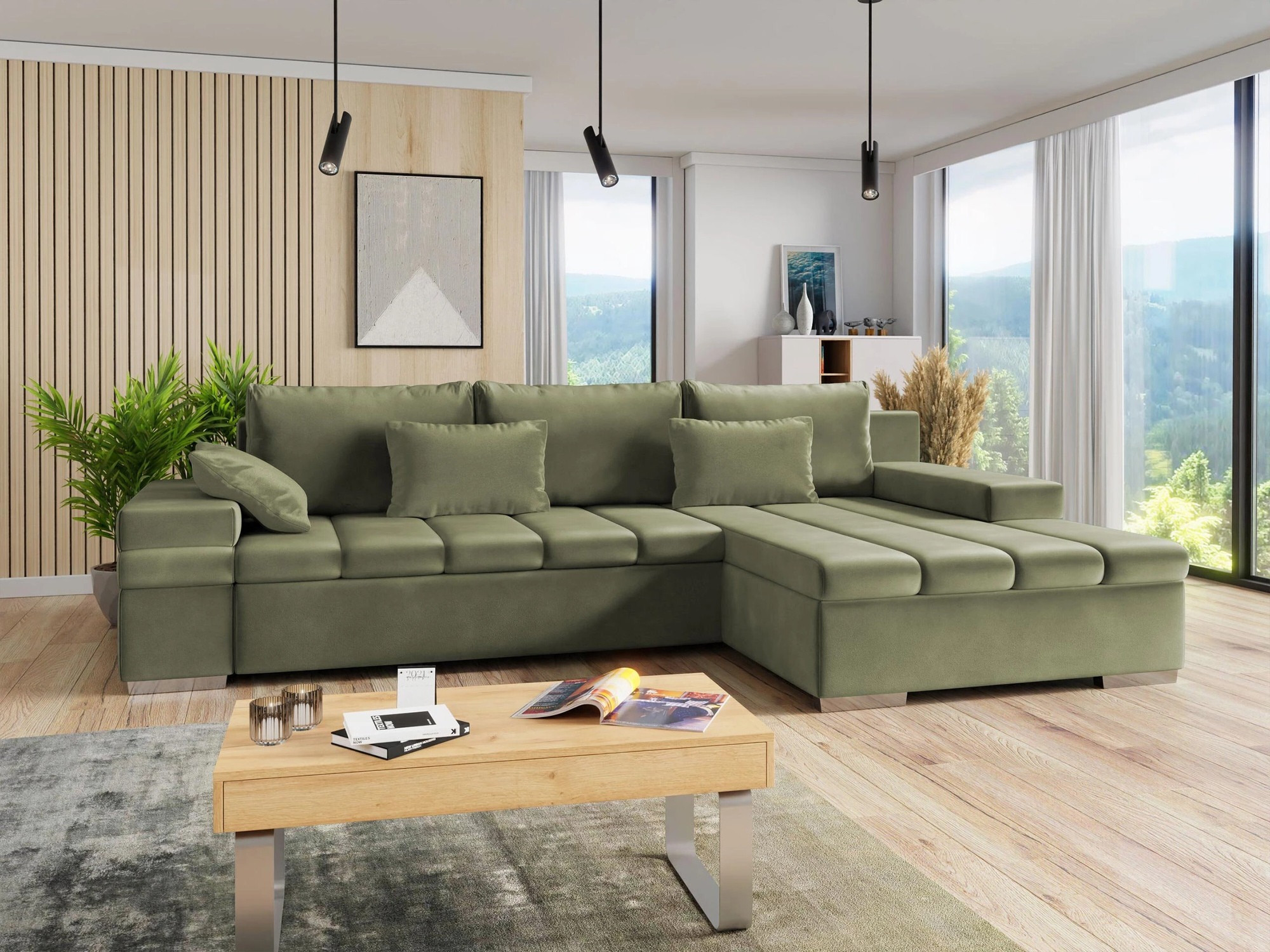 Ugaona sofa Comfivo 113 (Magic Velvet 2243)