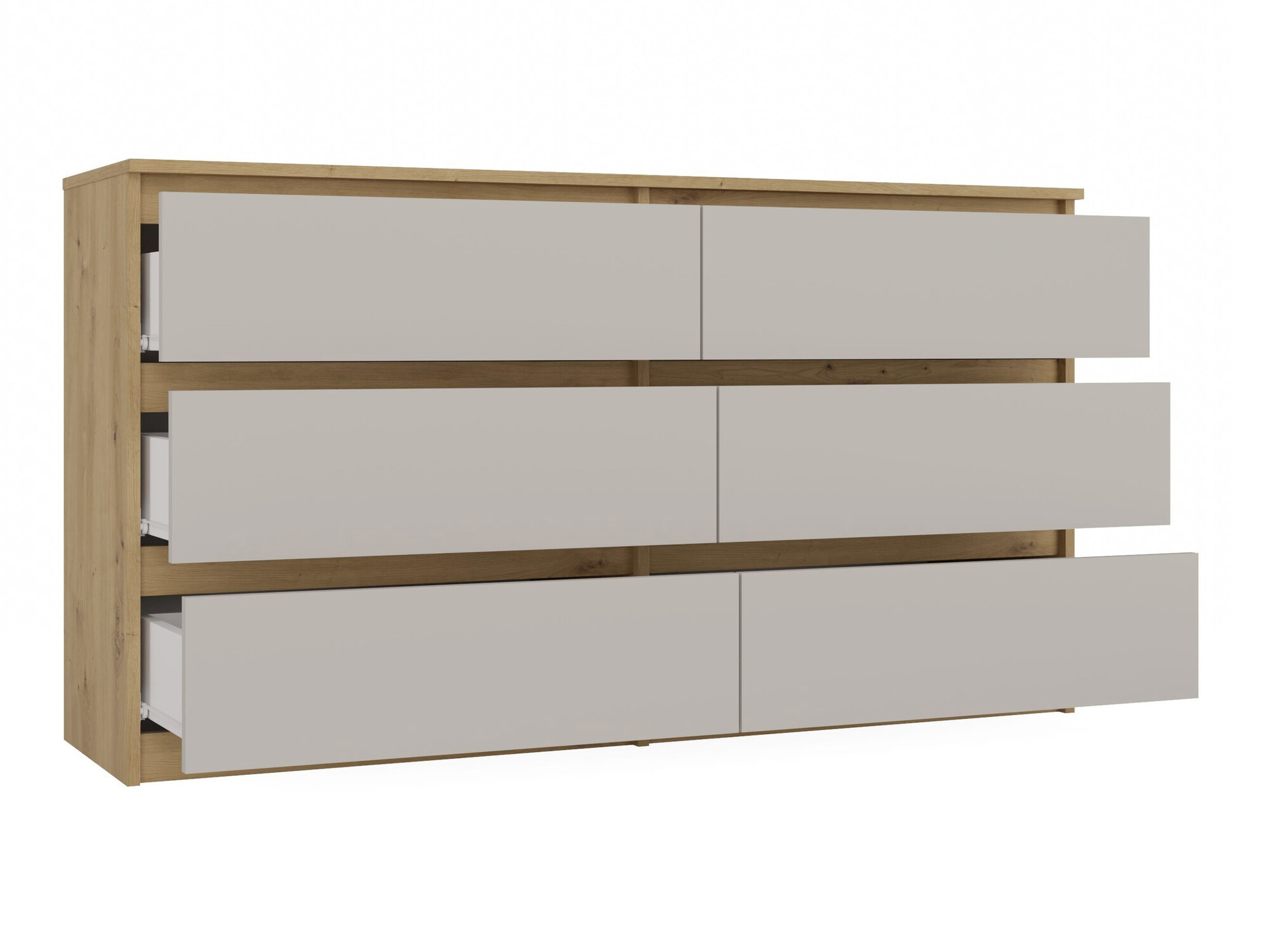 Komoda Elbvelu 102 (Zanatski hrast + Kašmir)