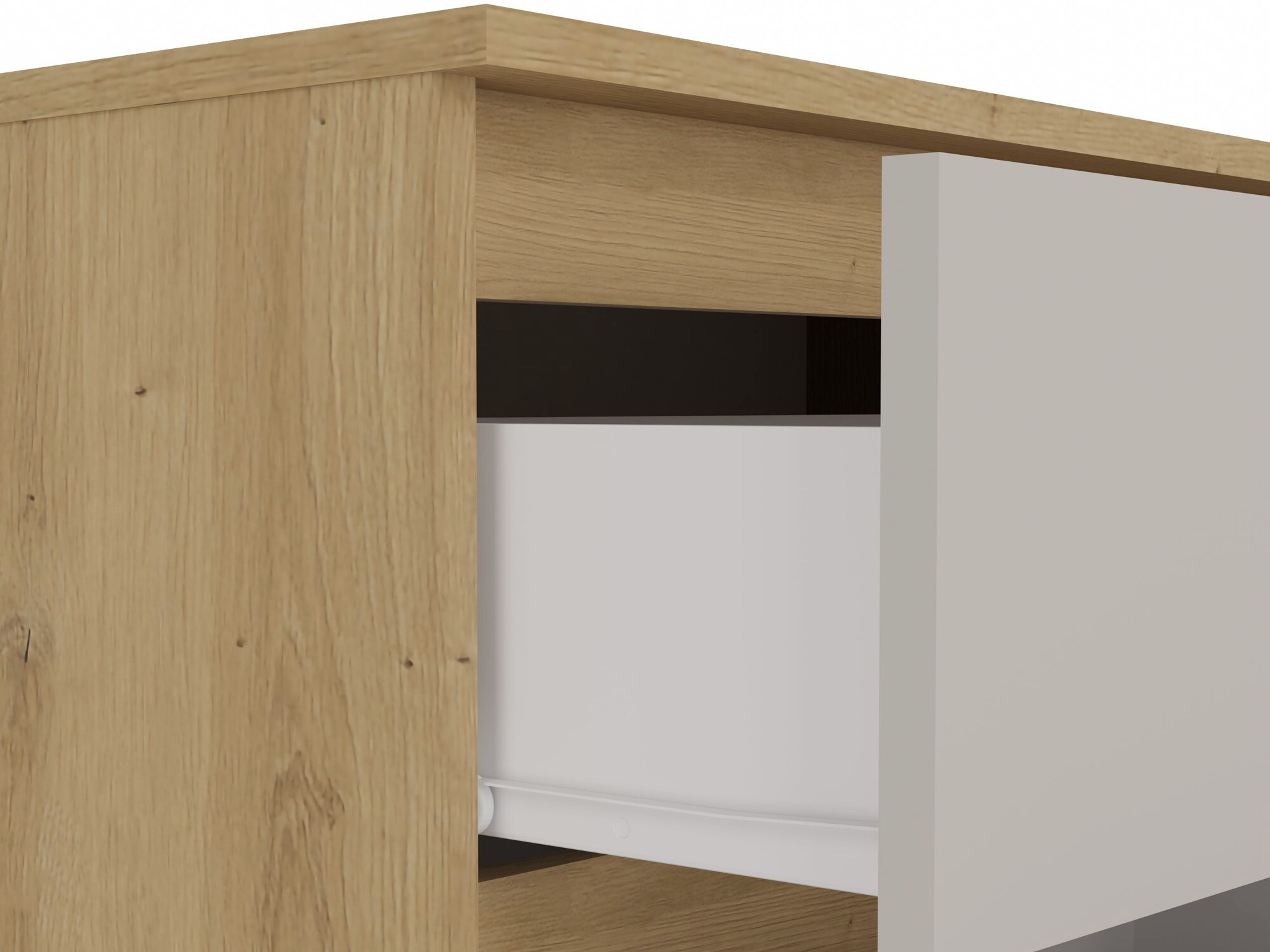 Komoda Elbvelu 103 (Zanatski hrast + Kašmir)