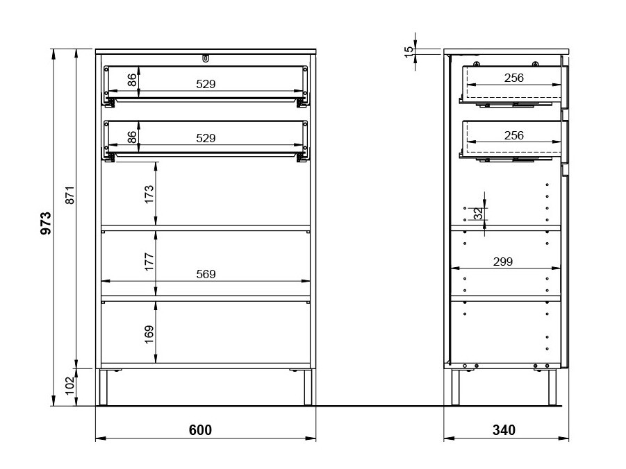 Ormarić za kupatilo Talmira 104 (Kašmir)