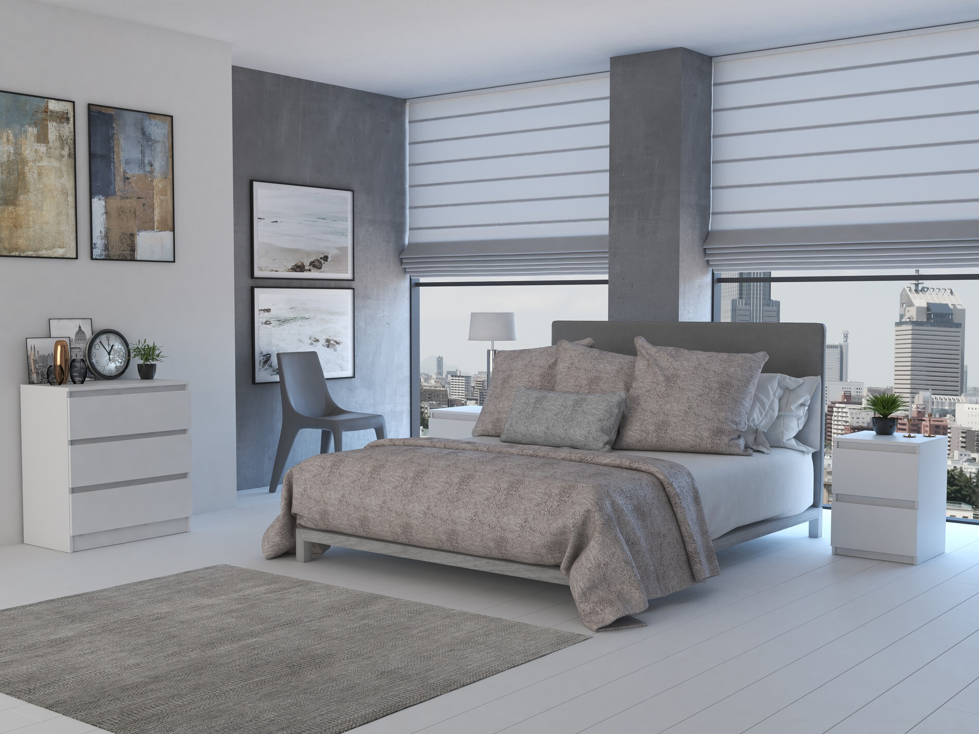 Set noćnih ormarića Elbvelu 134