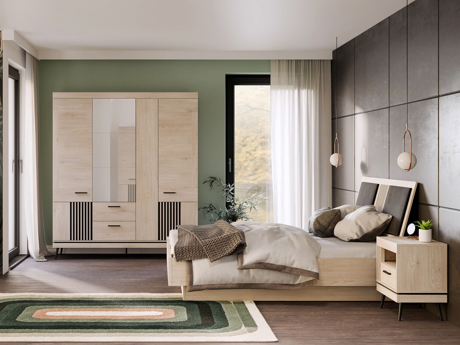 Noćni ormarić Sermelu 117