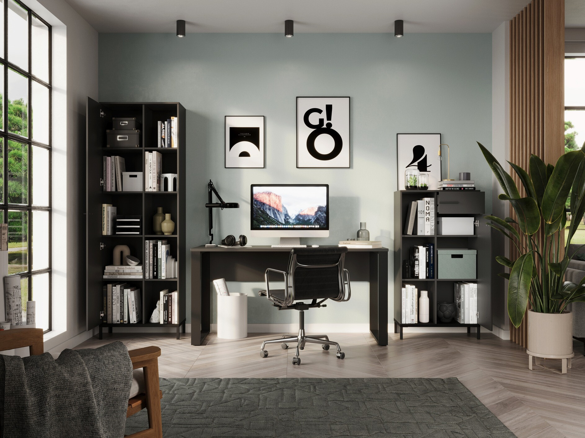 Set za kućnu kancelariju Solaro 102 (Graphite)