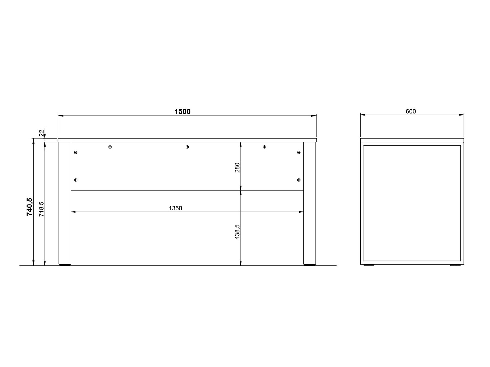 Set za kućnu kancelariju Solaro 102 (Kašmir)