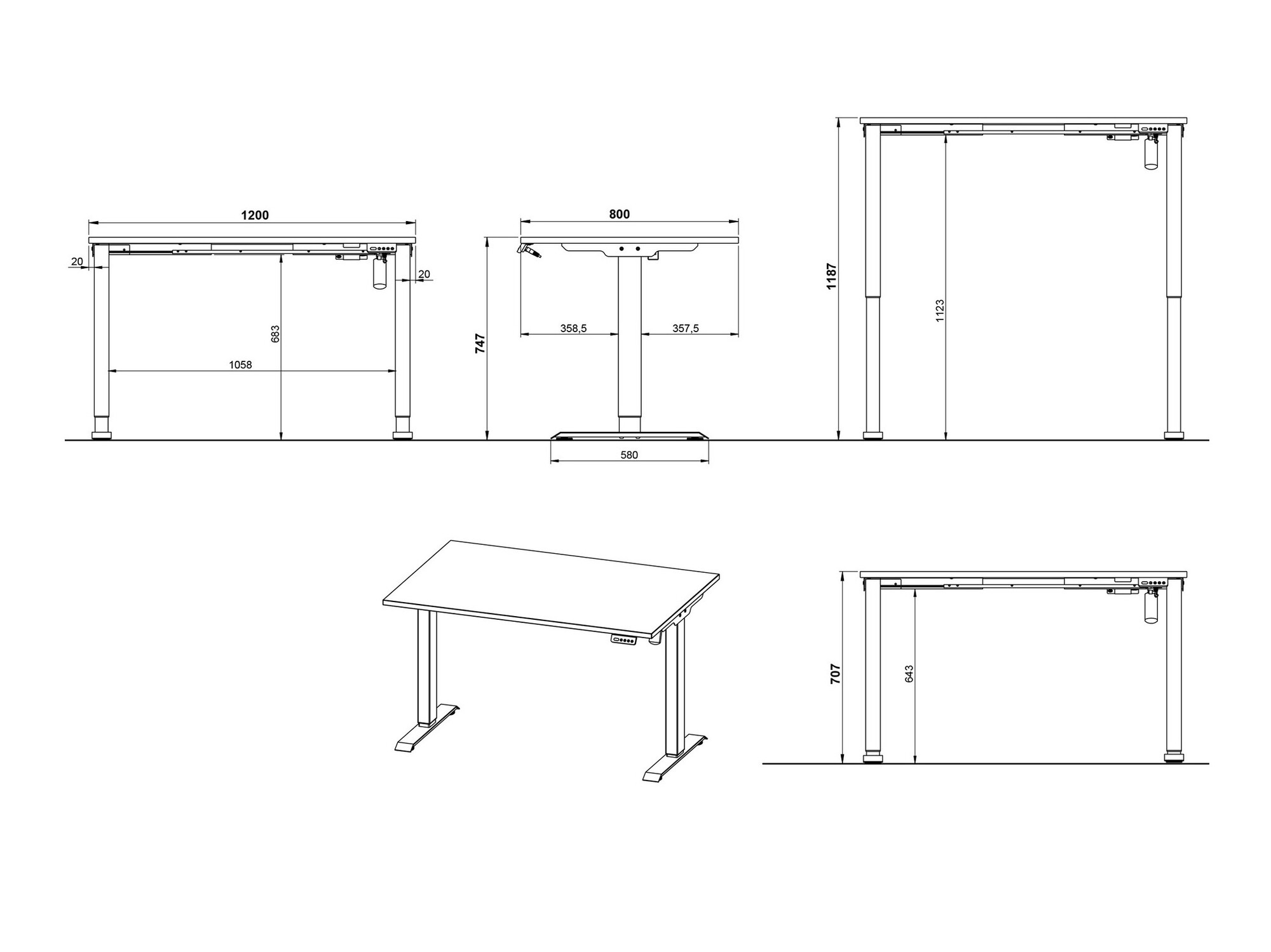 Set za kućnu kancelariju Solaro 103 (Kašmir)