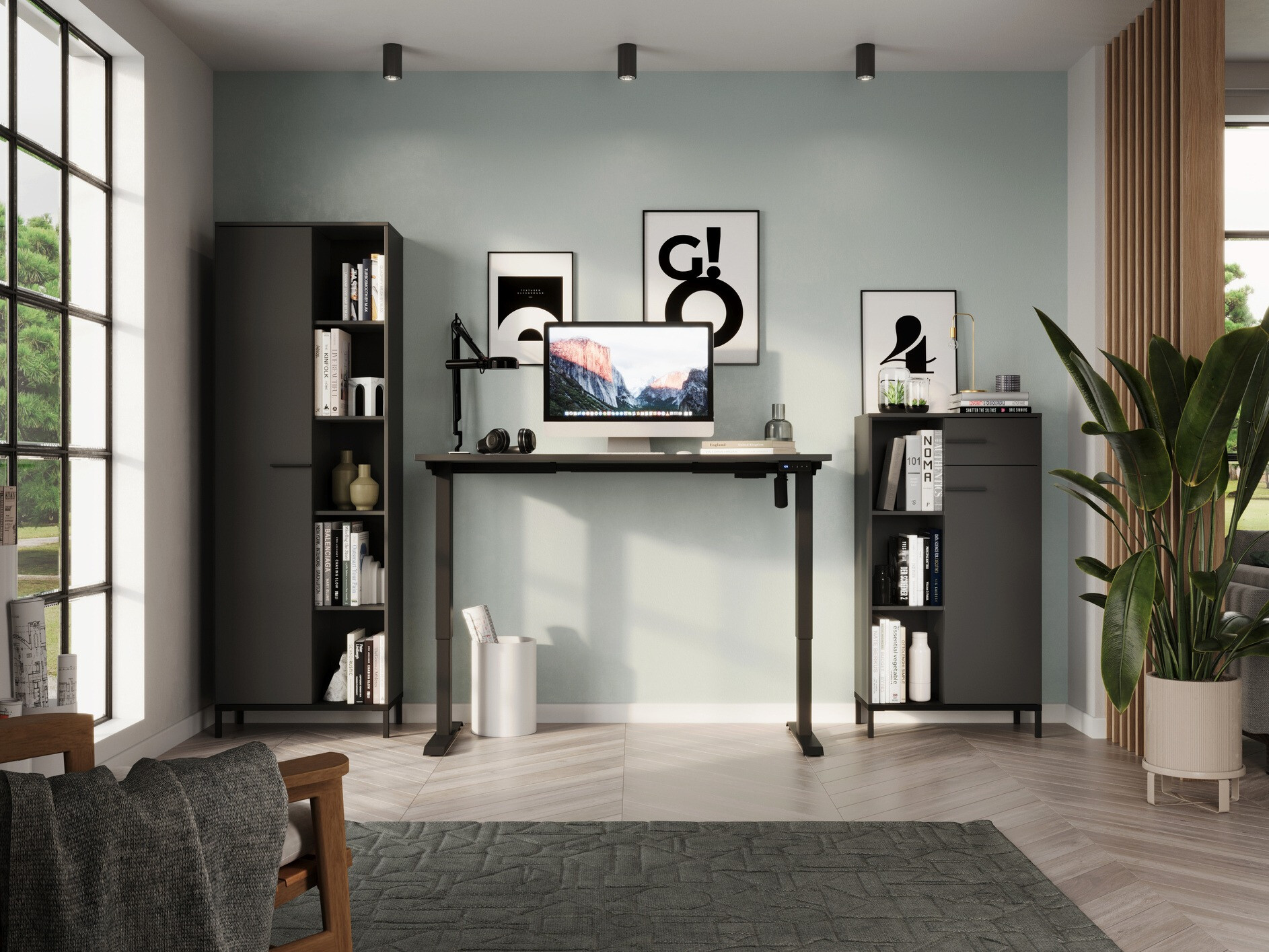 Set za kućnu kancelariju Solaro 104 (Graphite)