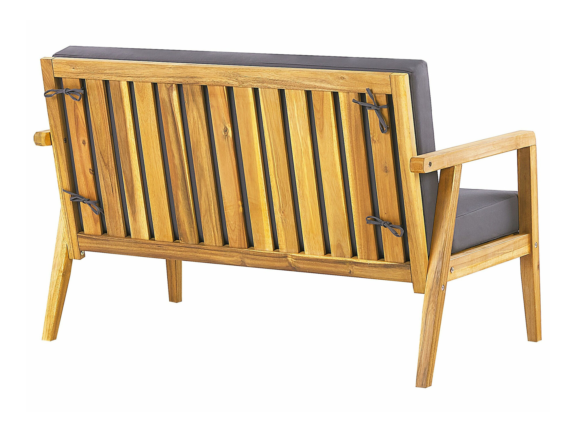 Set baštenskog nameštaja Berwyn 2592 (Svetlo drvo + Tamnosiva)
