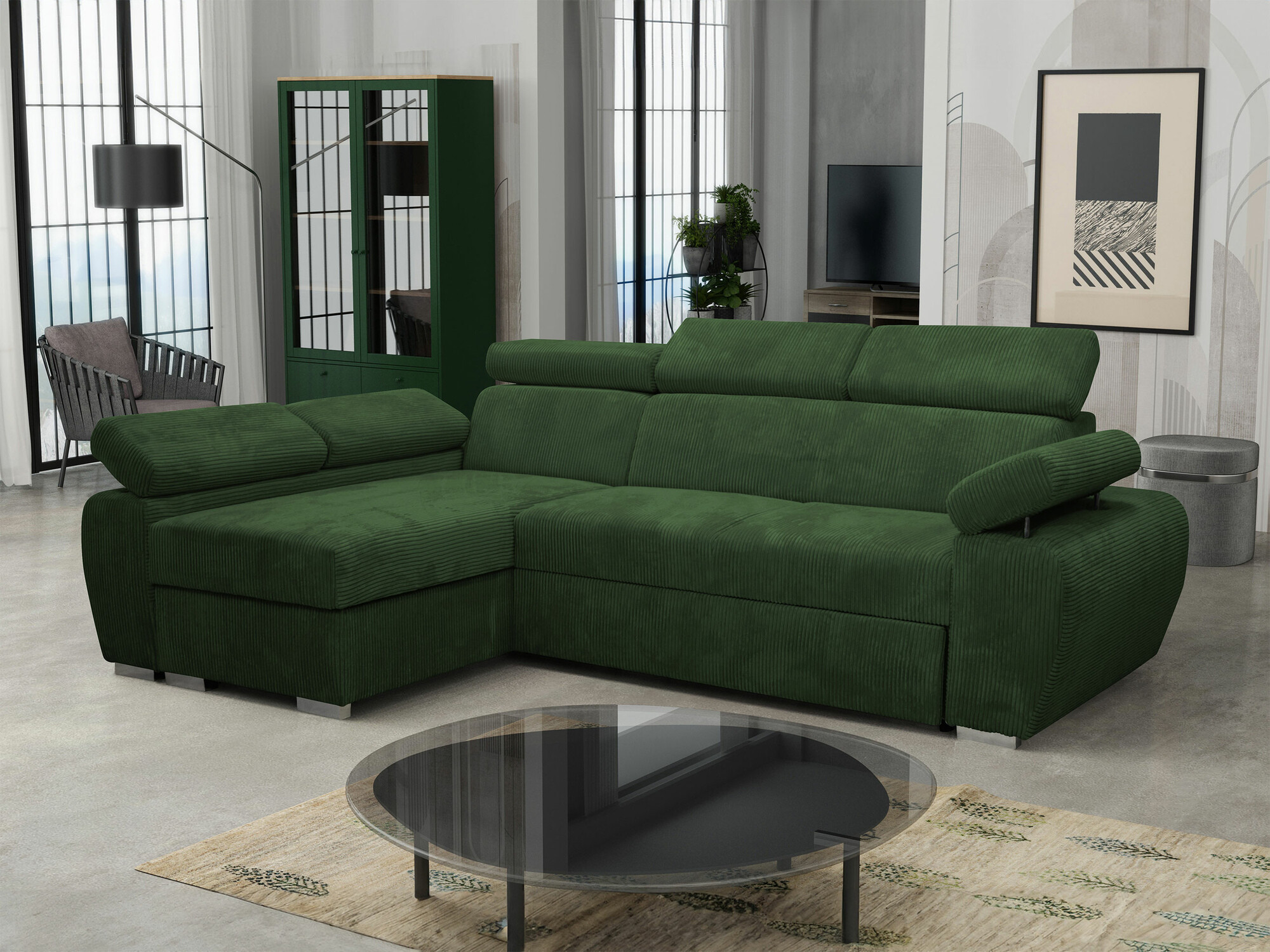 Ugaona sofa Columbus 192 (Poso 14)
