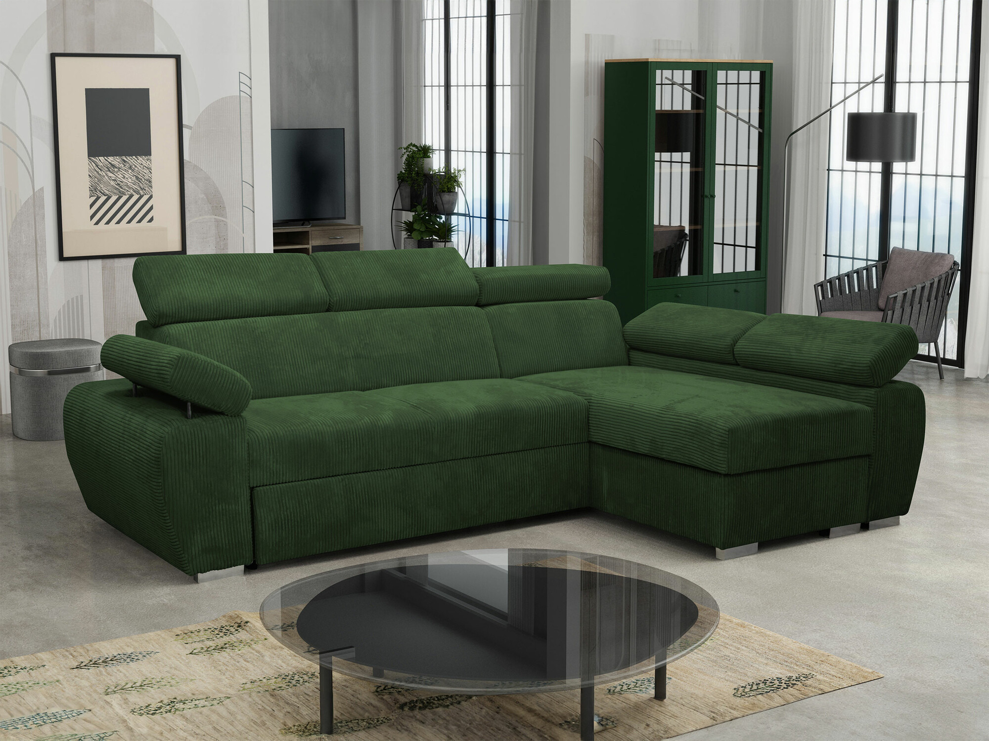 Ugaona sofa Columbus 192 (Poso 14)