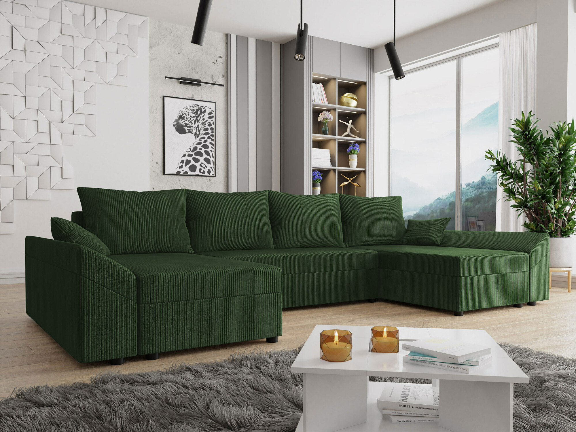 Ugaona sofa Memphis 105 (Poso 14)