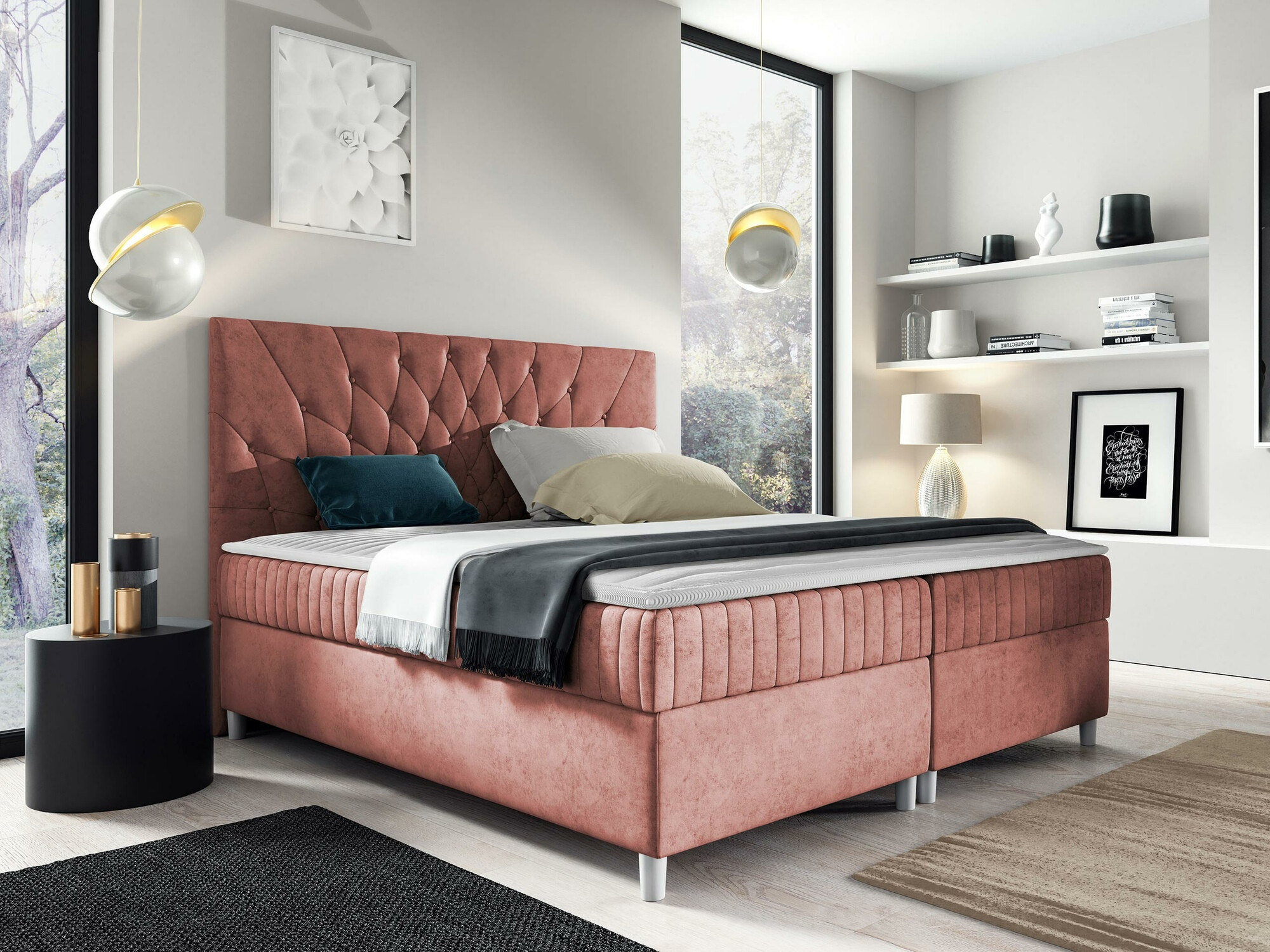 Boxspring krevet Baltimore 175 (Manila 29)