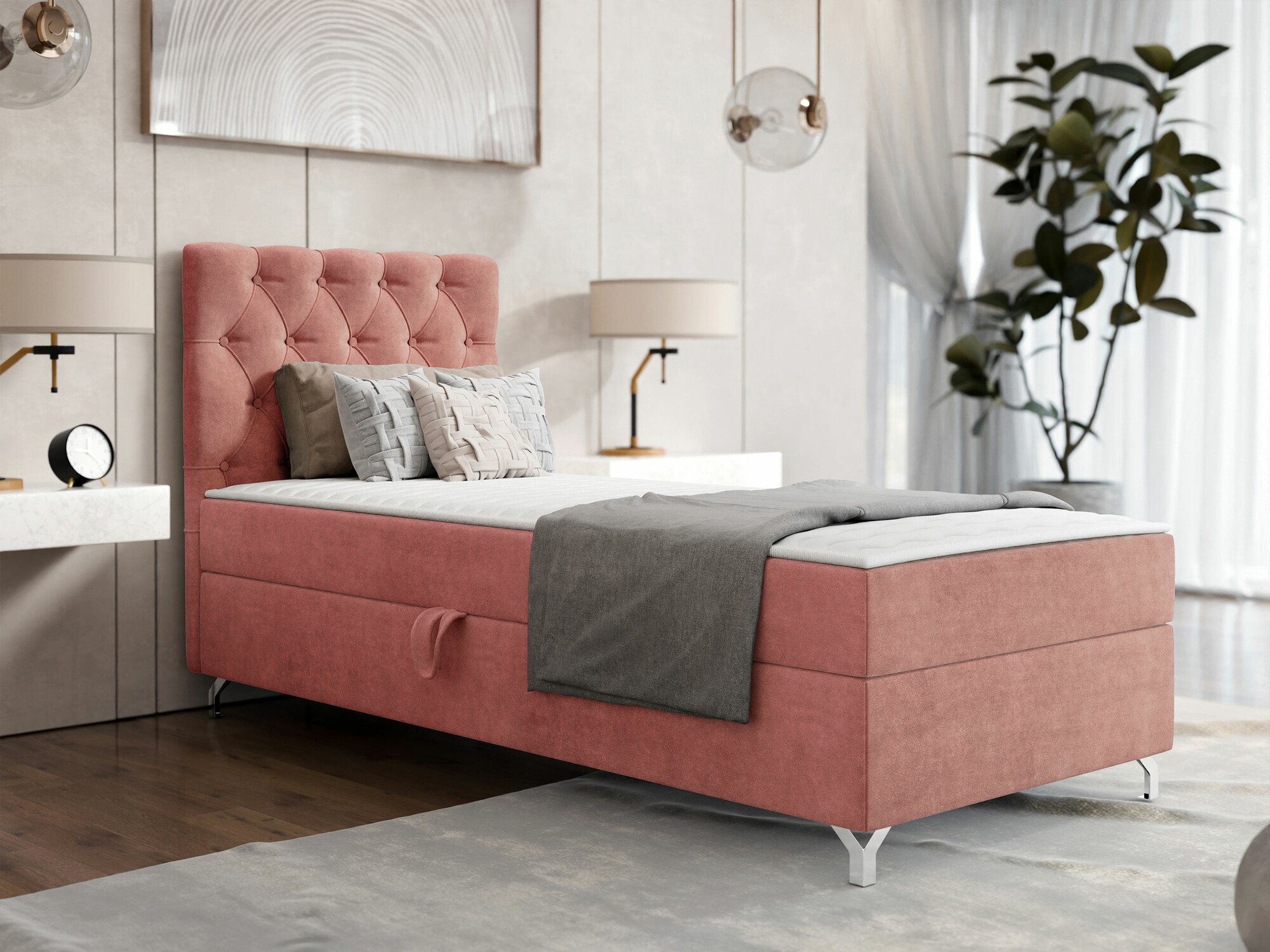 Boxspring krevet Memphis 142 (Manila 29)